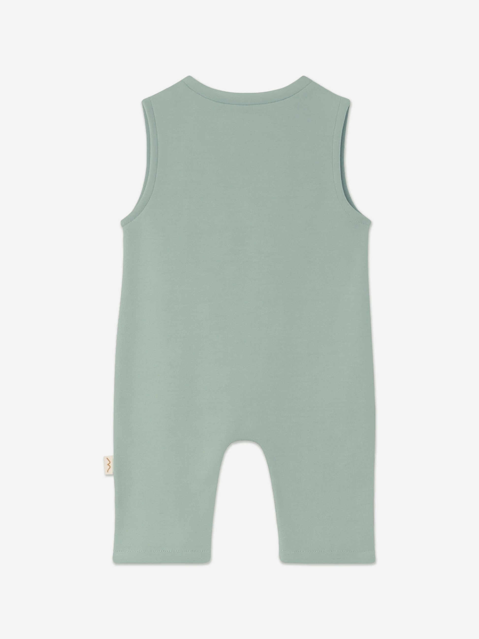 Mininio Baby Organic Cotton Romper in Green Childsplay Clothing