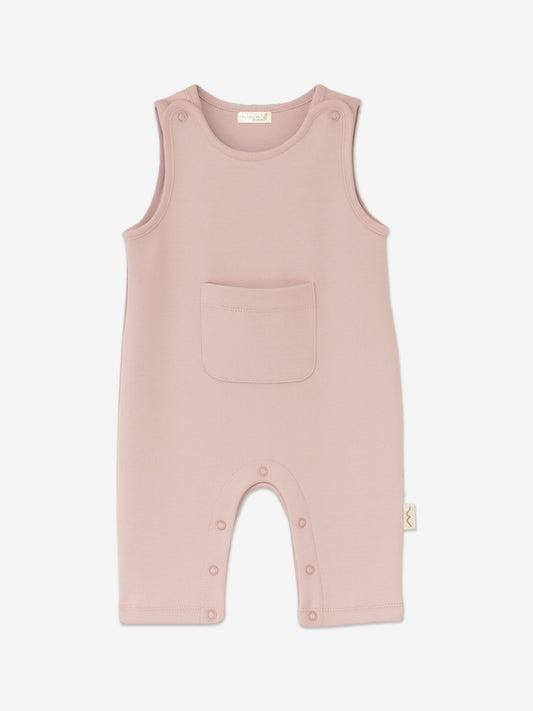 Mininio Baby Girls Organic Cotton Romper in Pink Childsplay Clothing
