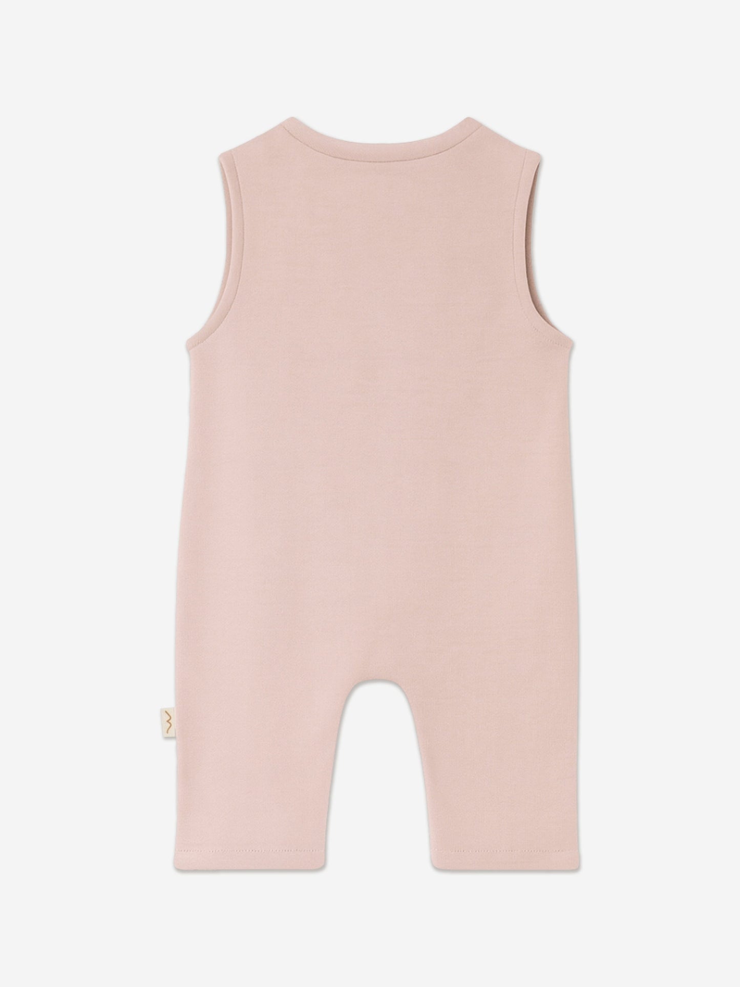 Mininio Baby Girls Organic Cotton Romper in Pink Childsplay Clothing