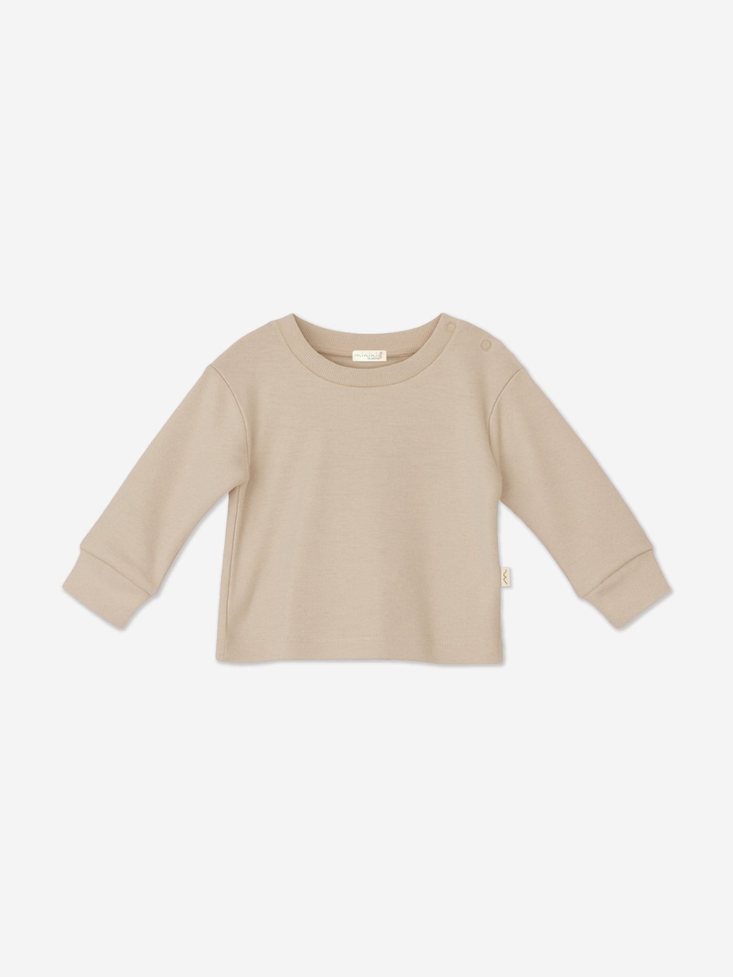Mininio Baby Organic Cotton Trouser Set in Beige Childsplay Clothing