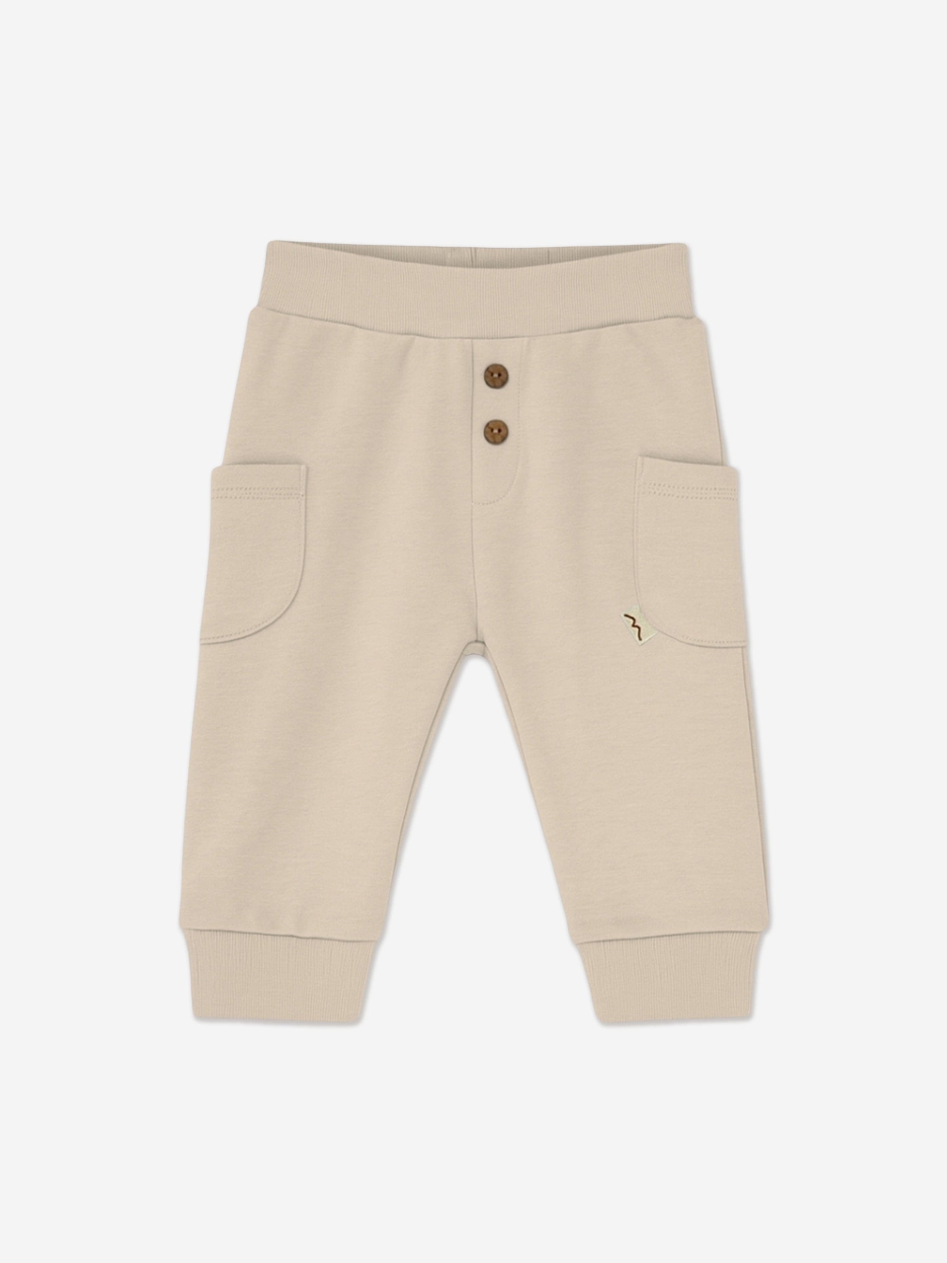 Mininio Baby Organic Cotton Trouser Set in Beige Childsplay Clothing