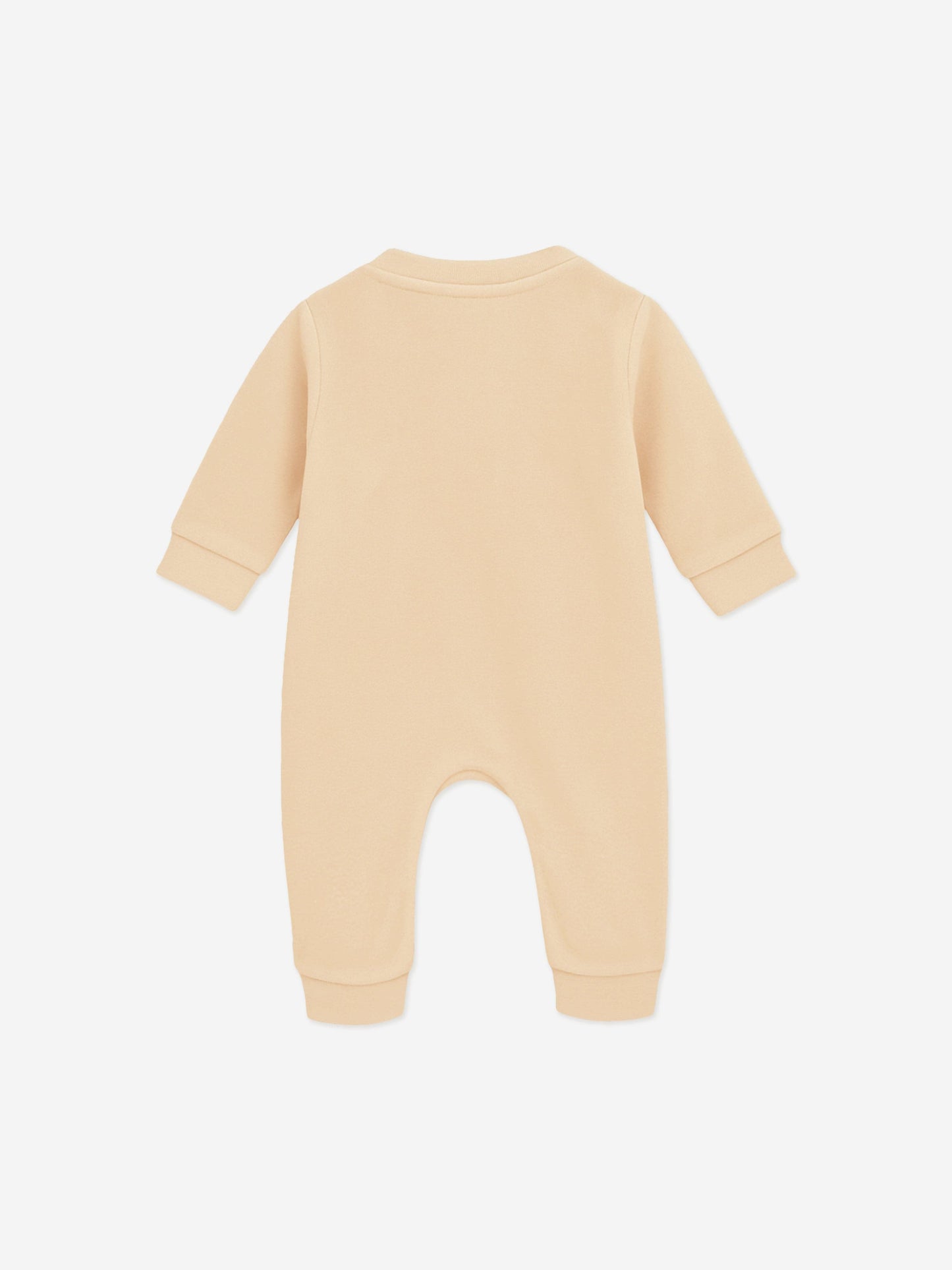 Mininio Baby Cotton Fleece Romper in Beige Childsplay Clothing