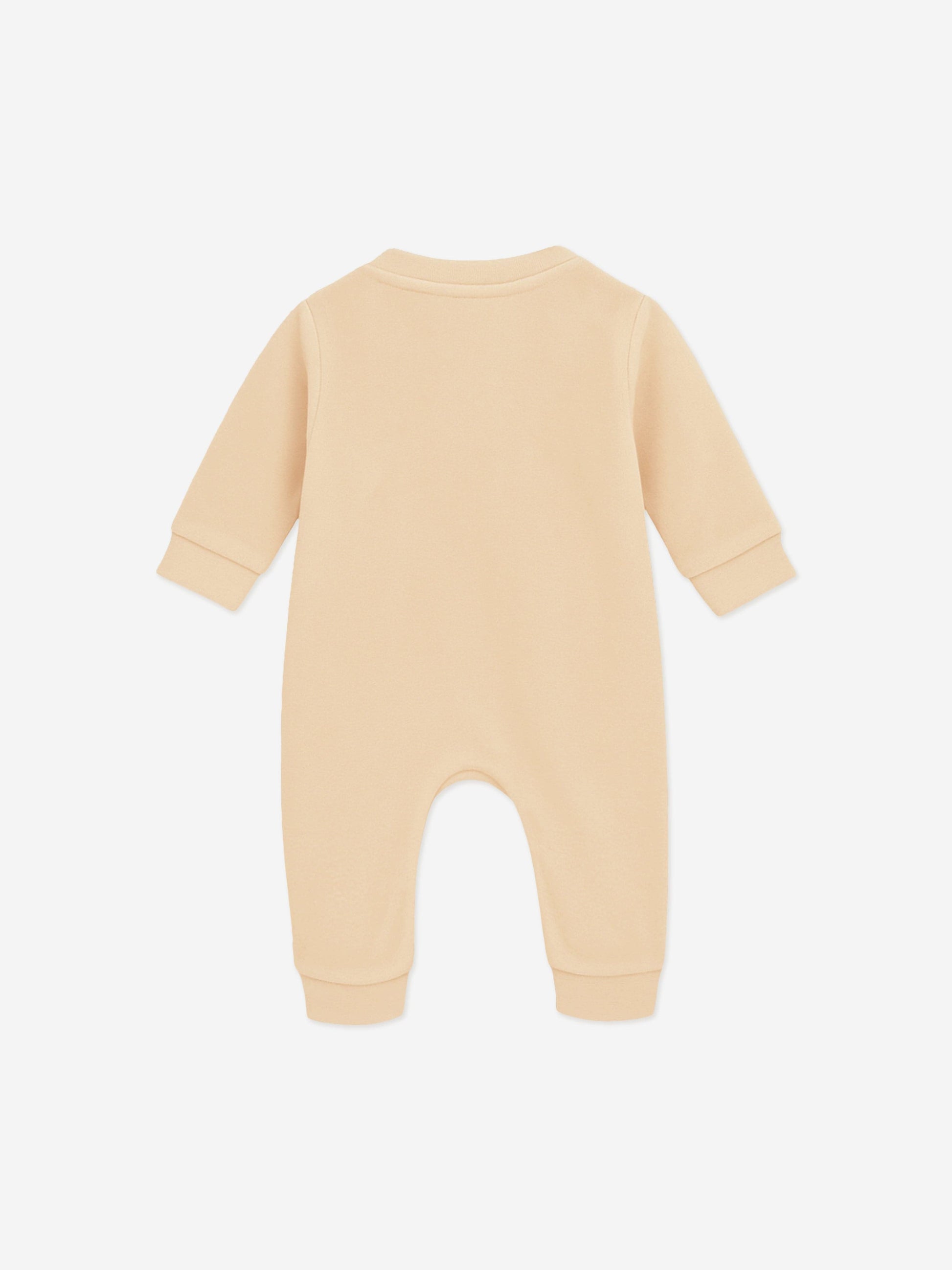 Mininio Baby Cotton Fleece Romper in Beige Childsplay Clothing