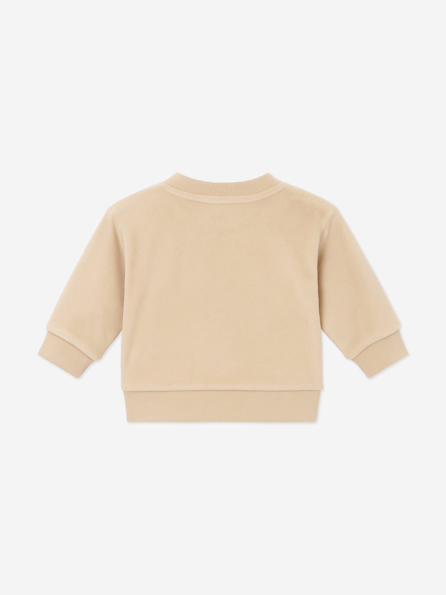 Mininio Baby Cotton Fleece Tracksuit in Beige Childsplay Clothing