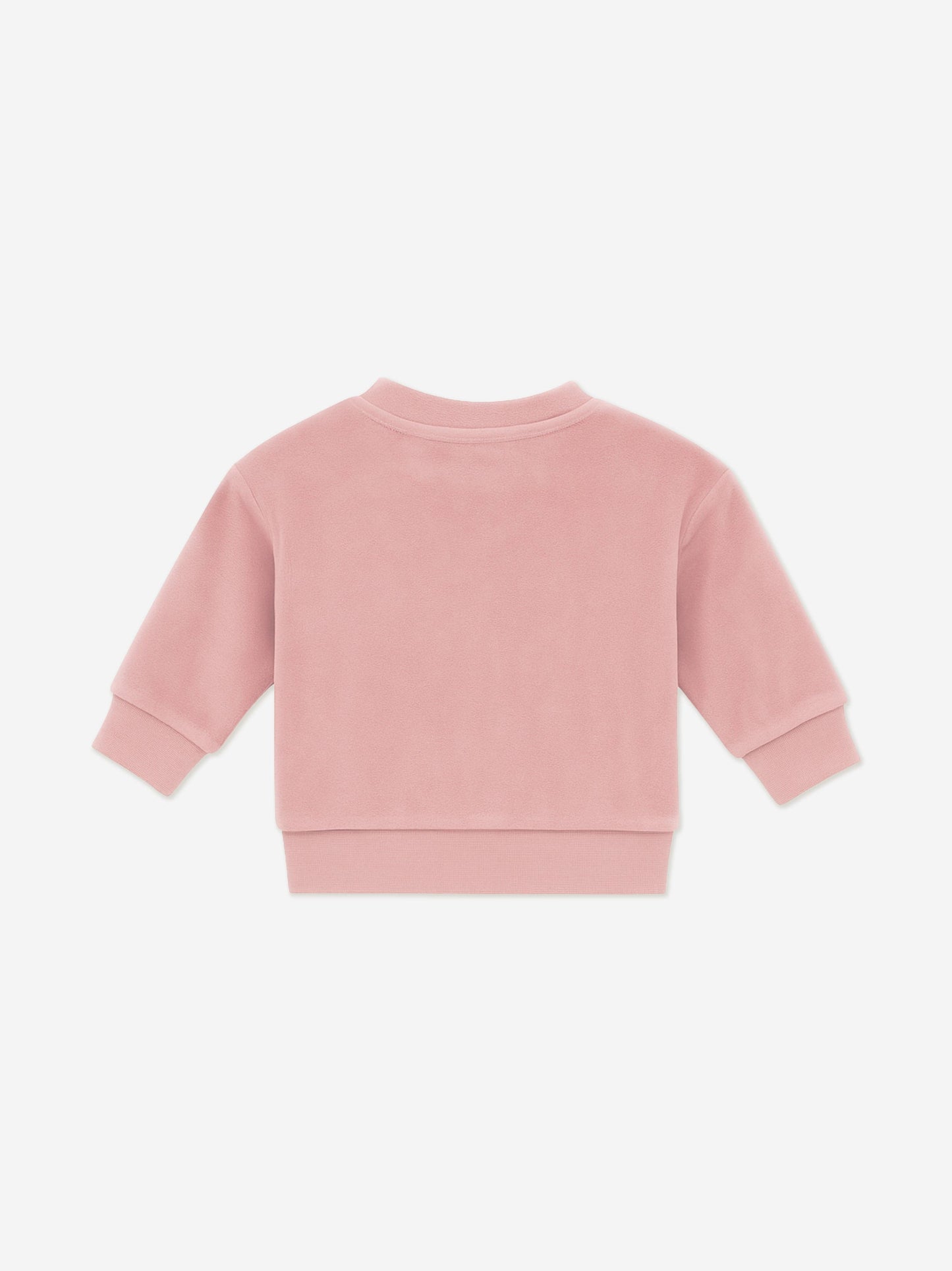 Mininio Baby Girls Cotton Fleece Tracksuit in Pink Childsplay Clothing