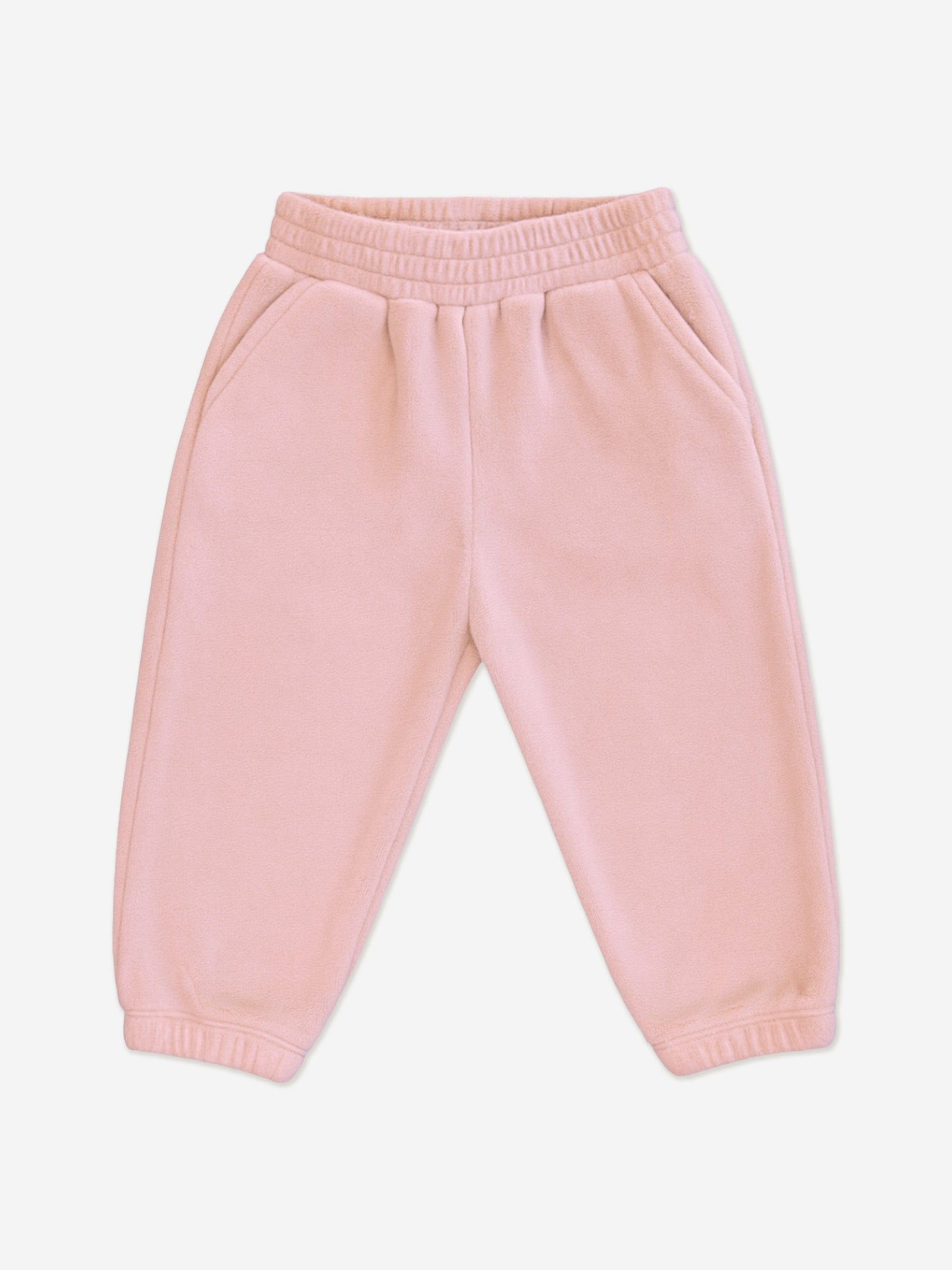 Mininio Baby Girls Cotton Fleece Tracksuit in Pink Childsplay Clothing