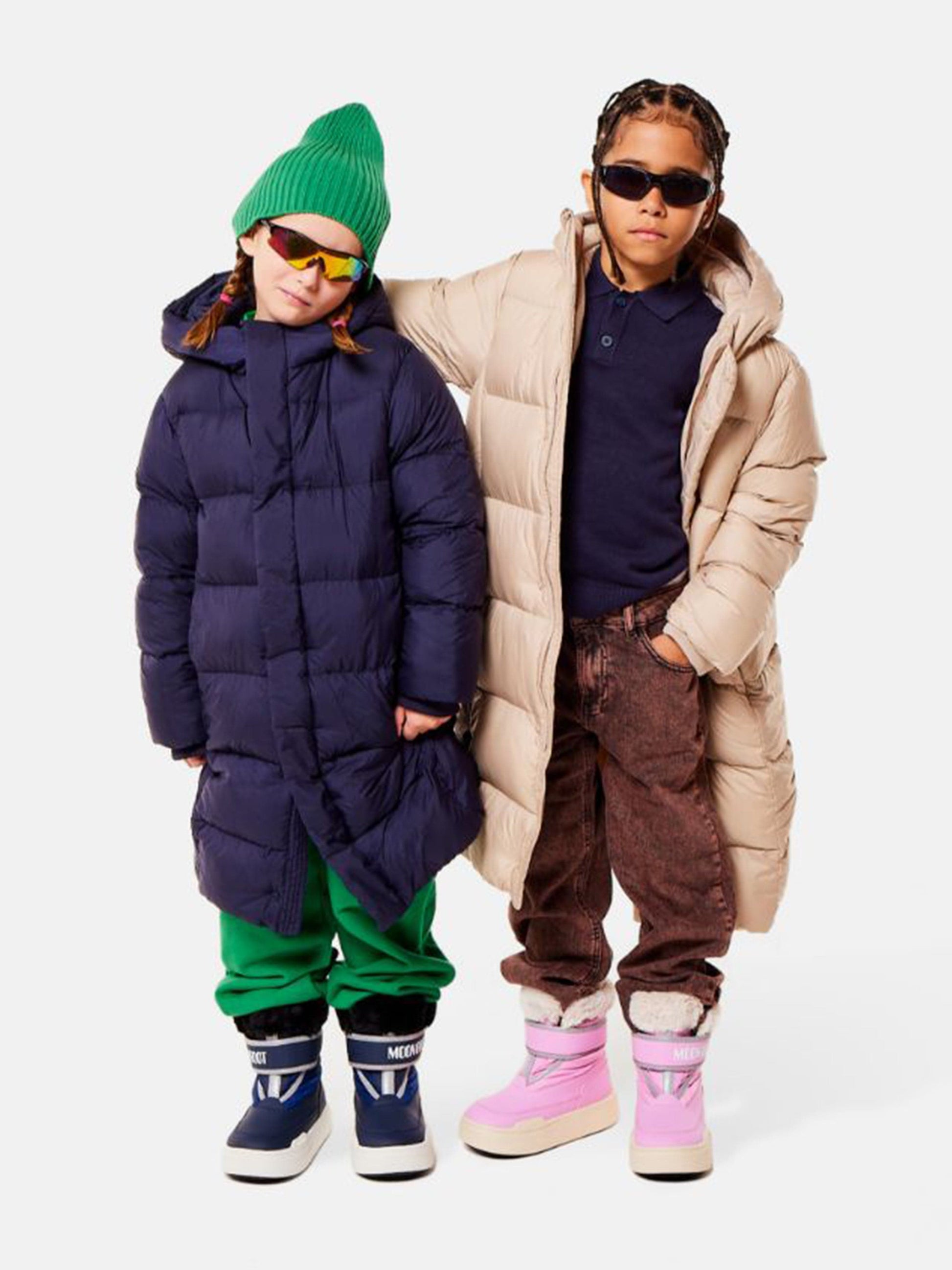 Moon Boot Boys JR Park Strap Boots in Navy Childsplay Clothing