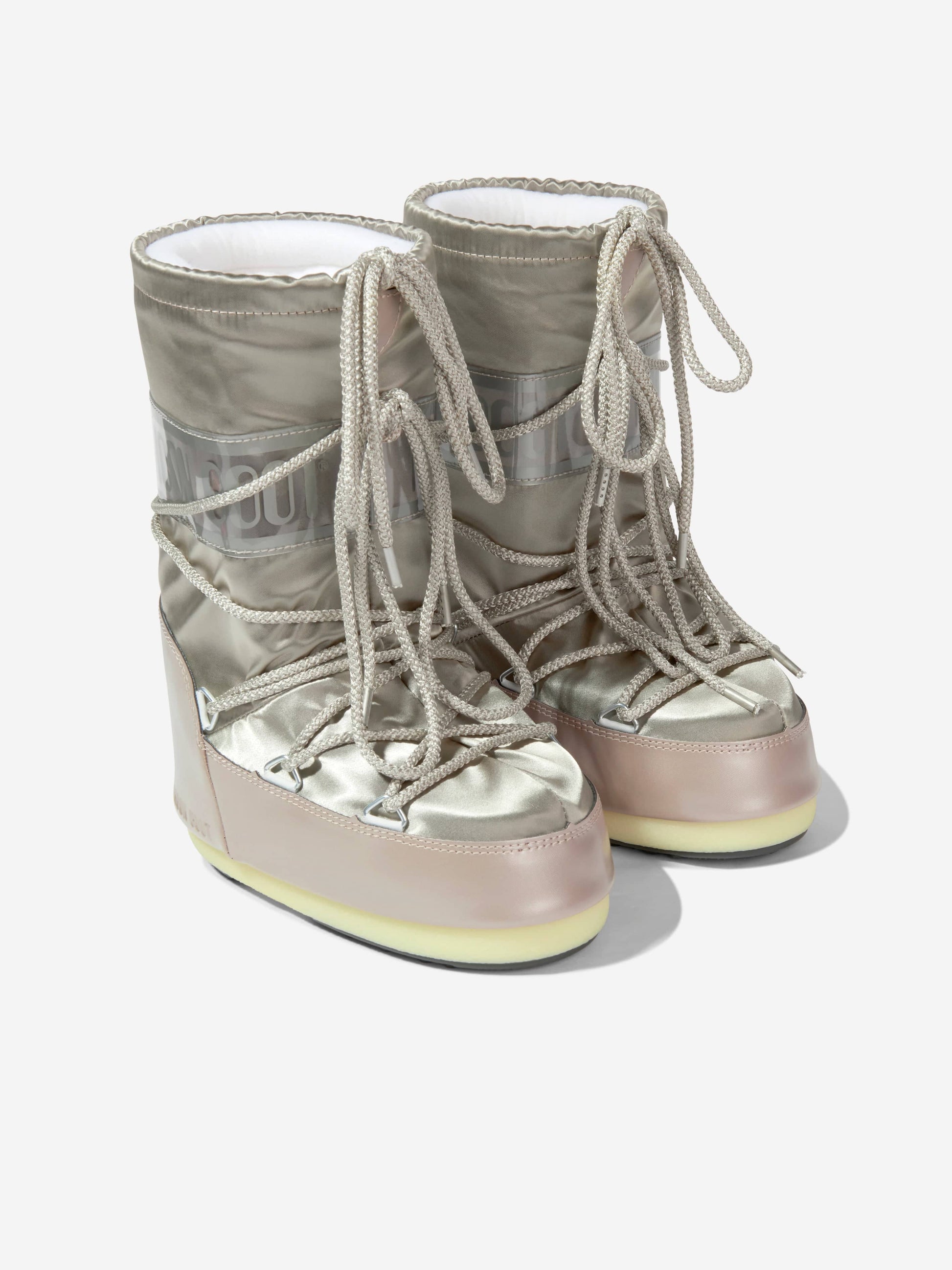 Moon Boot Girls Icon Glance Boots in Gold Childsplay Clothing