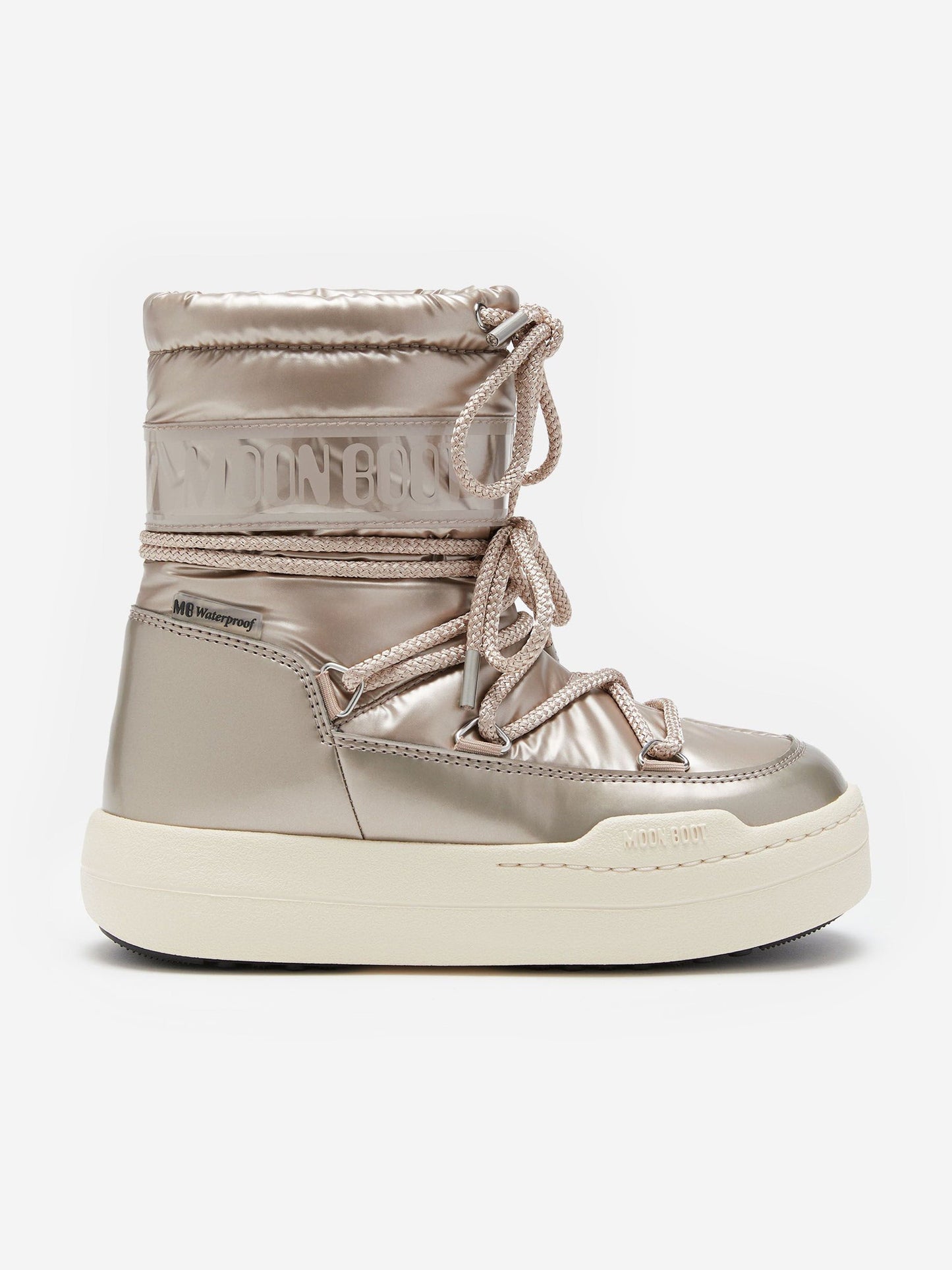 Moon Boot Girls JR Park Boots in Rose Gold Childsplay Clothing