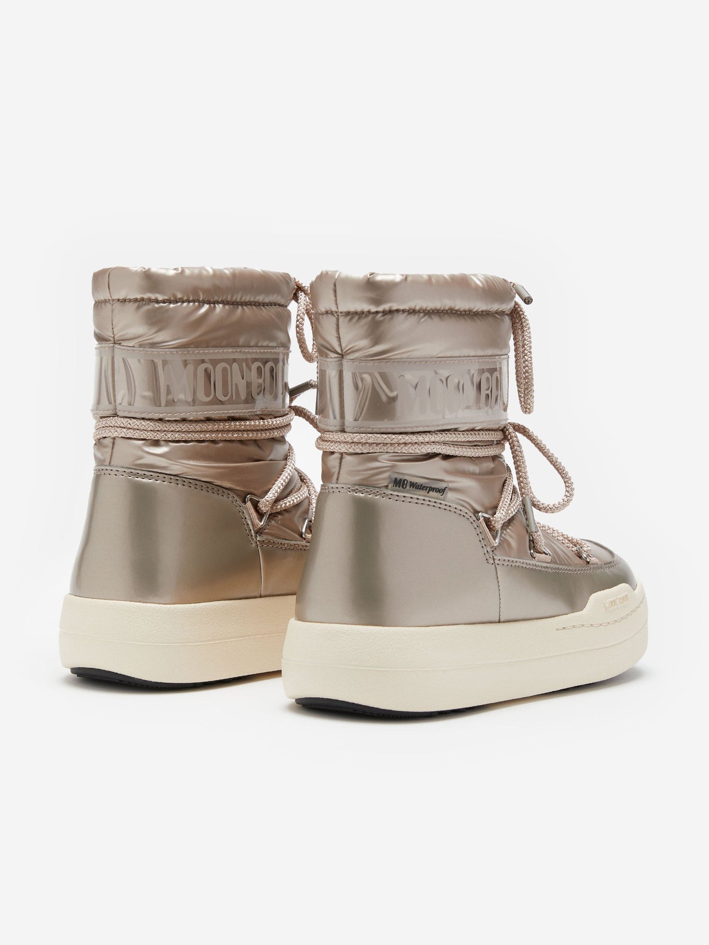 Moon Boot Girls JR Park Boots in Rose Gold Childsplay Clothing