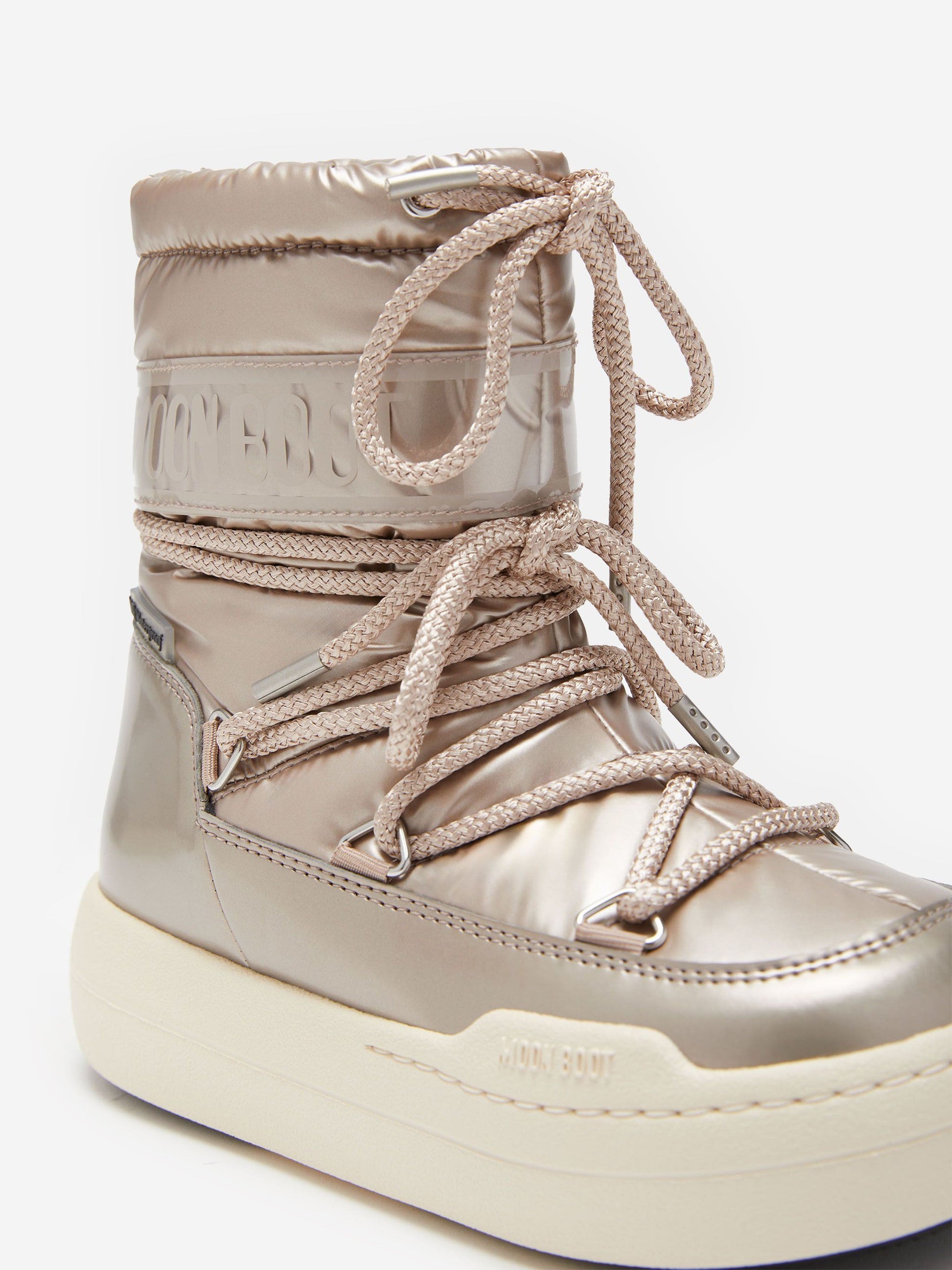 Moon Boot Girls JR Park Boots in Rose Gold Childsplay Clothing