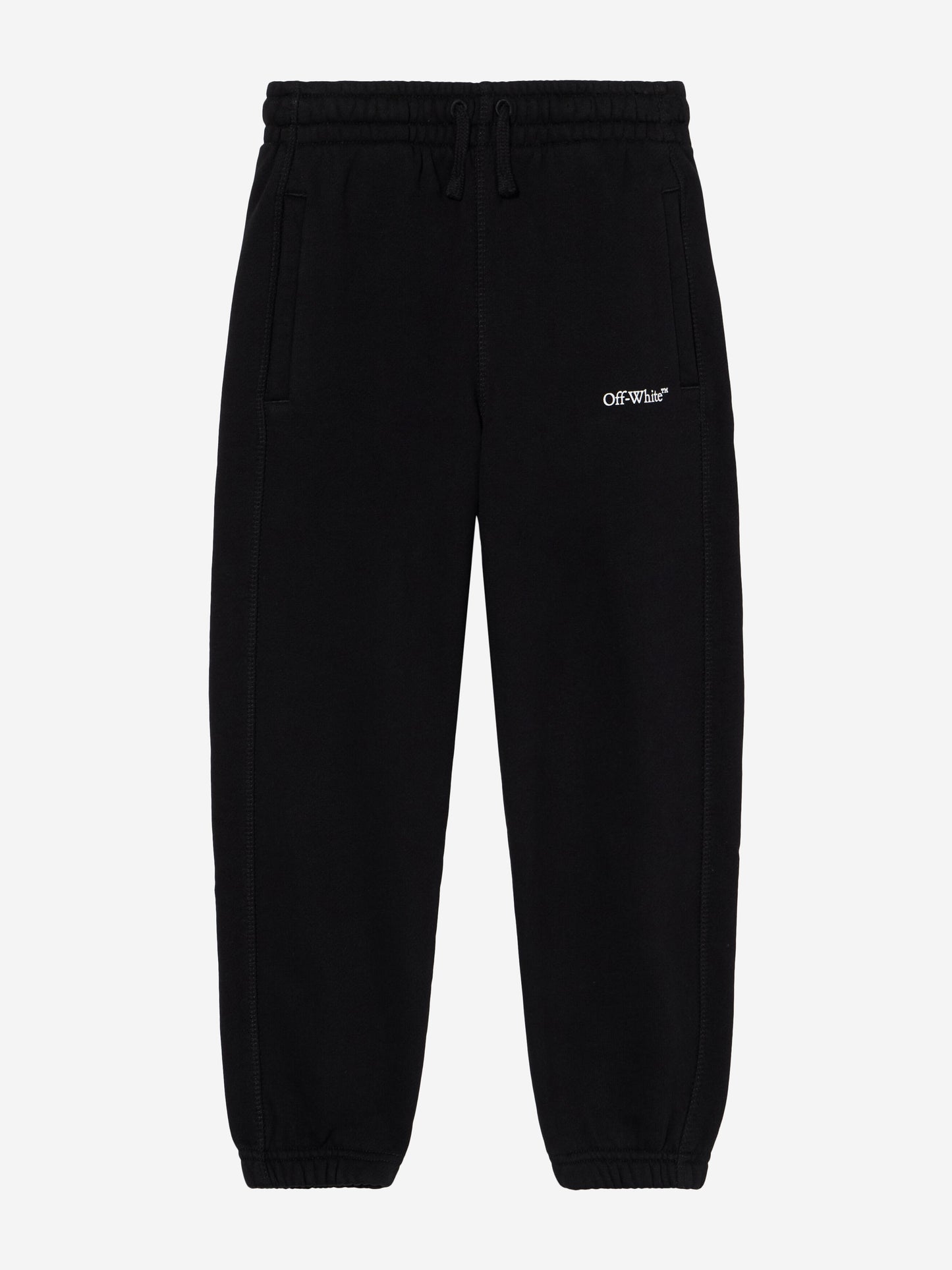 Off-White Kids Bookish Diagonal Joggers in Black Childsplay Clothing