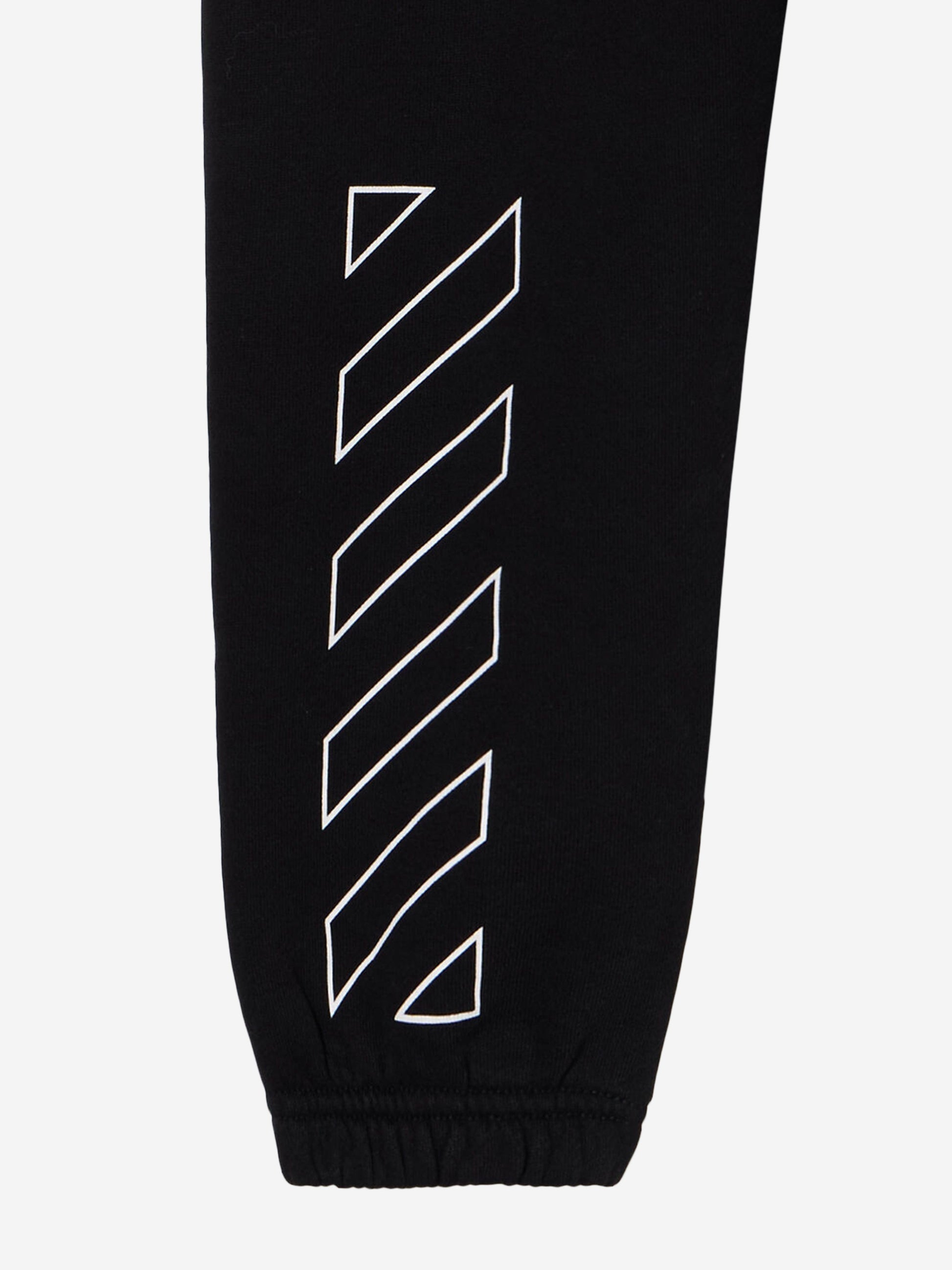 Off-White Kids Bookish Diagonal Joggers in Black Childsplay Clothing