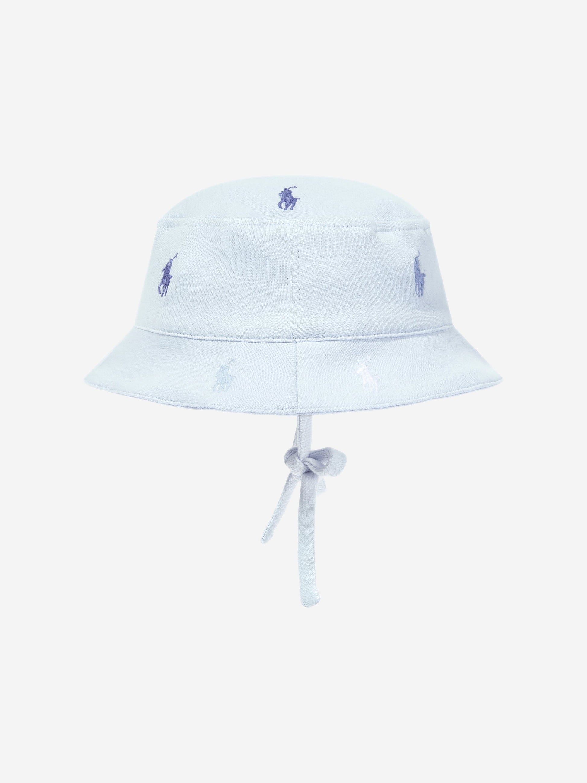 Ralph Lauren Baby Boys Logo Sun Hat in Blue Childsplay Clothing
