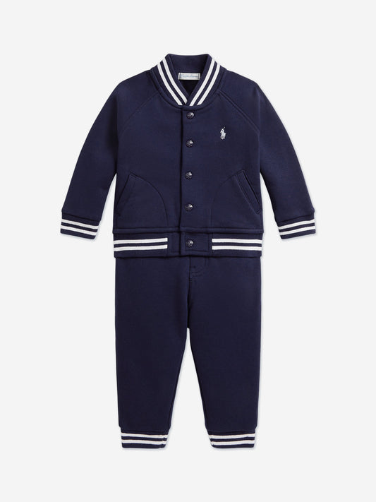 Ralph Lauren Baby Boys Logo Tracksuit in Navy Childsplay Clothing