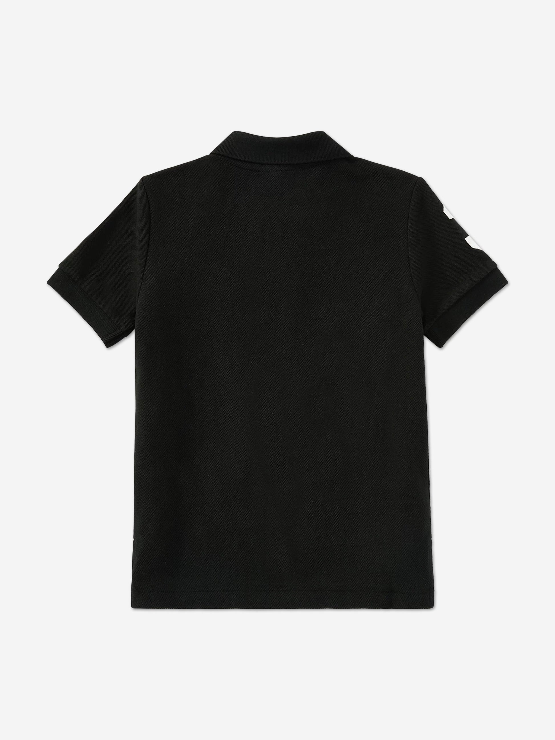 Ralph Lauren Boys Logo Polo Shirt in Black Childsplay Clothing