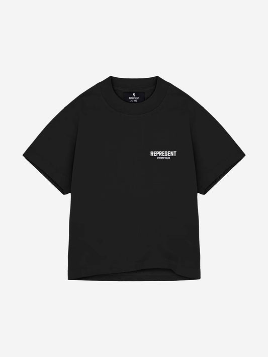 REPRESENT Kids Mini Owners Club T-Shirt in Black Childsplay Clothing