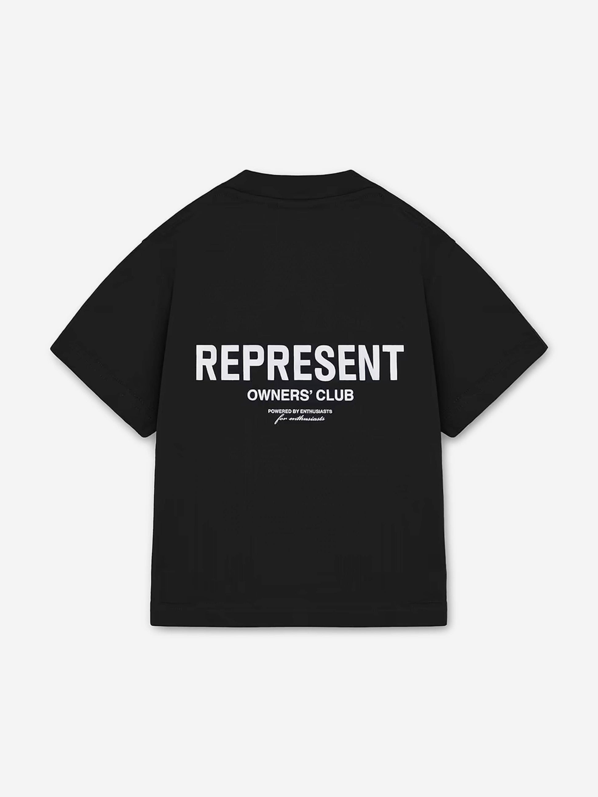 REPRESENT Kids Mini Owners Club T-Shirt in Black Childsplay Clothing