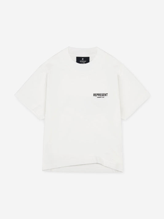 REPRESENT Kids Mini Owners Club T-Shirt in Ivory Childsplay Clothing