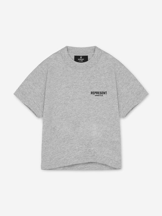 REPRESENT Kids Mini Owners Club T-Shirt in Grey Childsplay Clothing