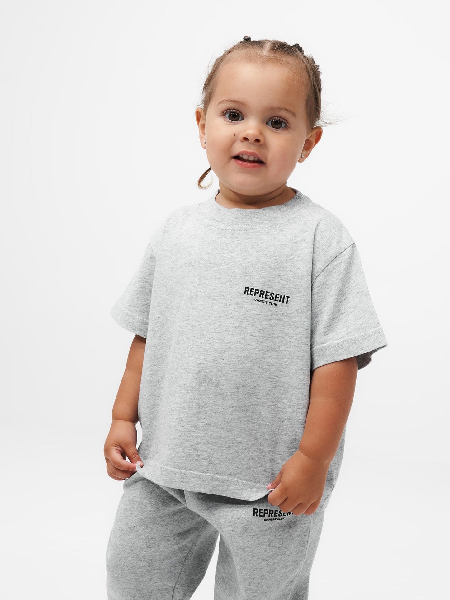 REPRESENT Kids Mini Owners Club T-Shirt in Grey Childsplay Clothing