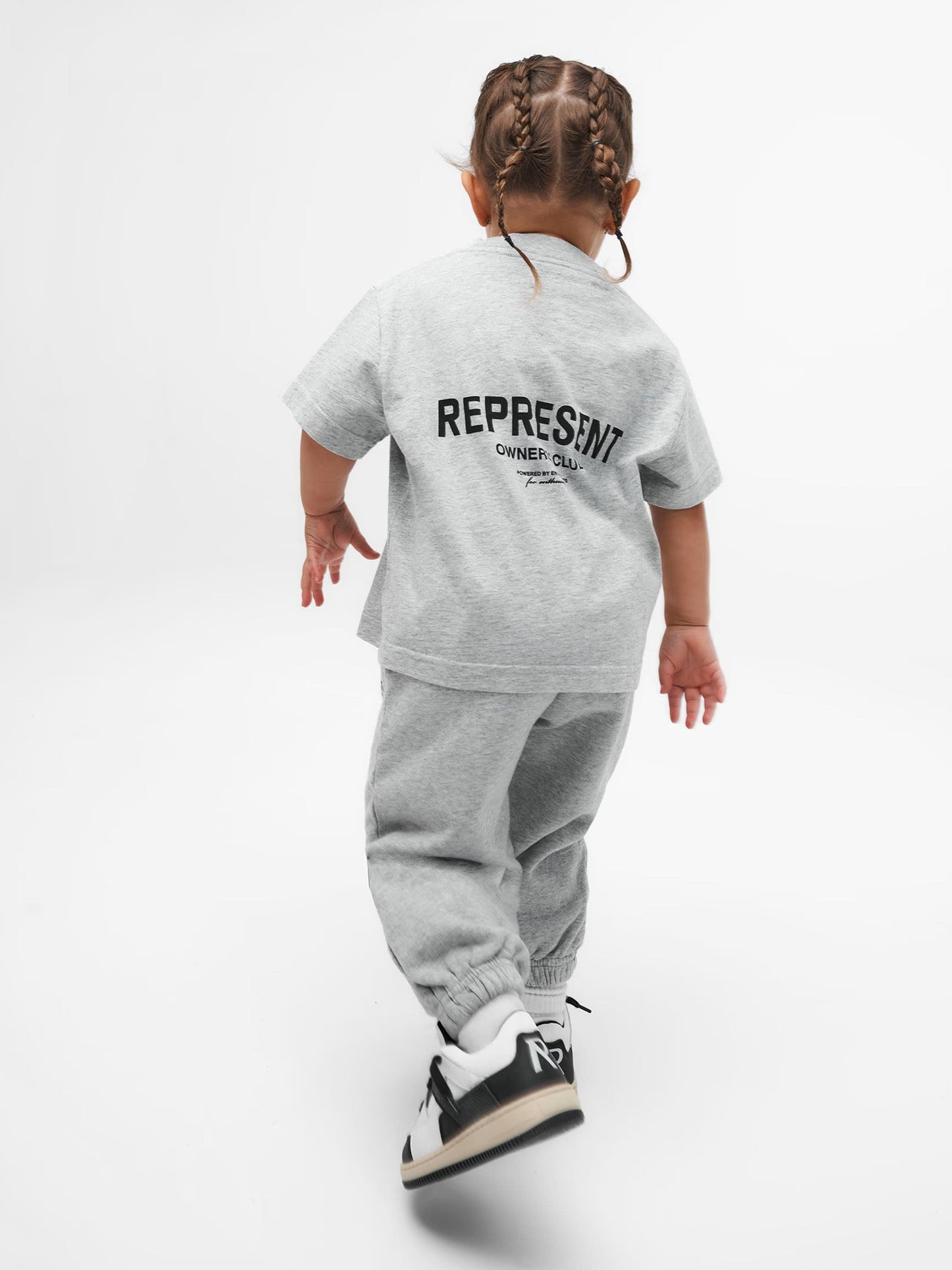 REPRESENT Kids Mini Owners Club T-Shirt in Grey Childsplay Clothing
