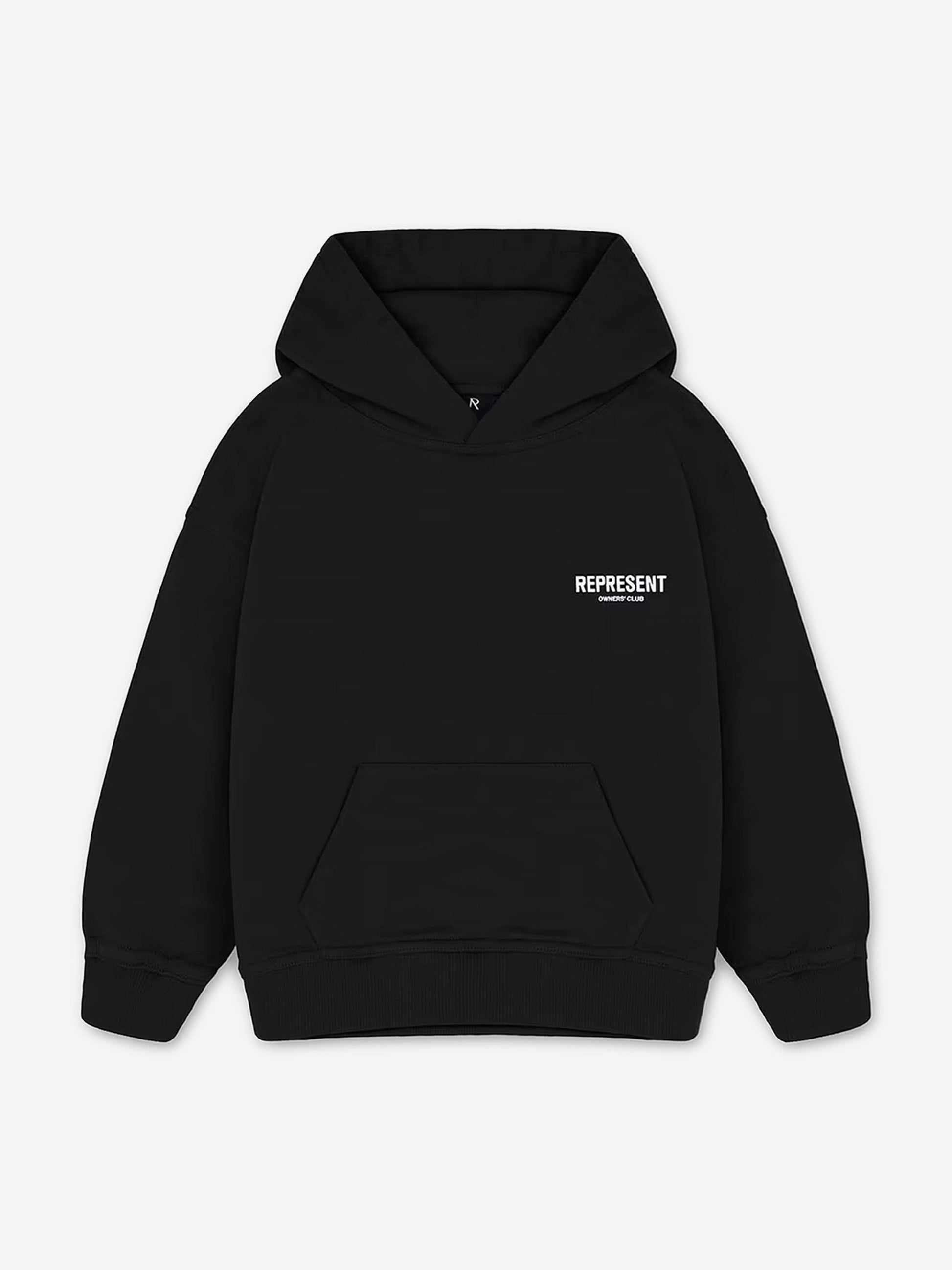 REPRESENT Kids Mini Owners Club Hoodie in Black Childsplay Clothing