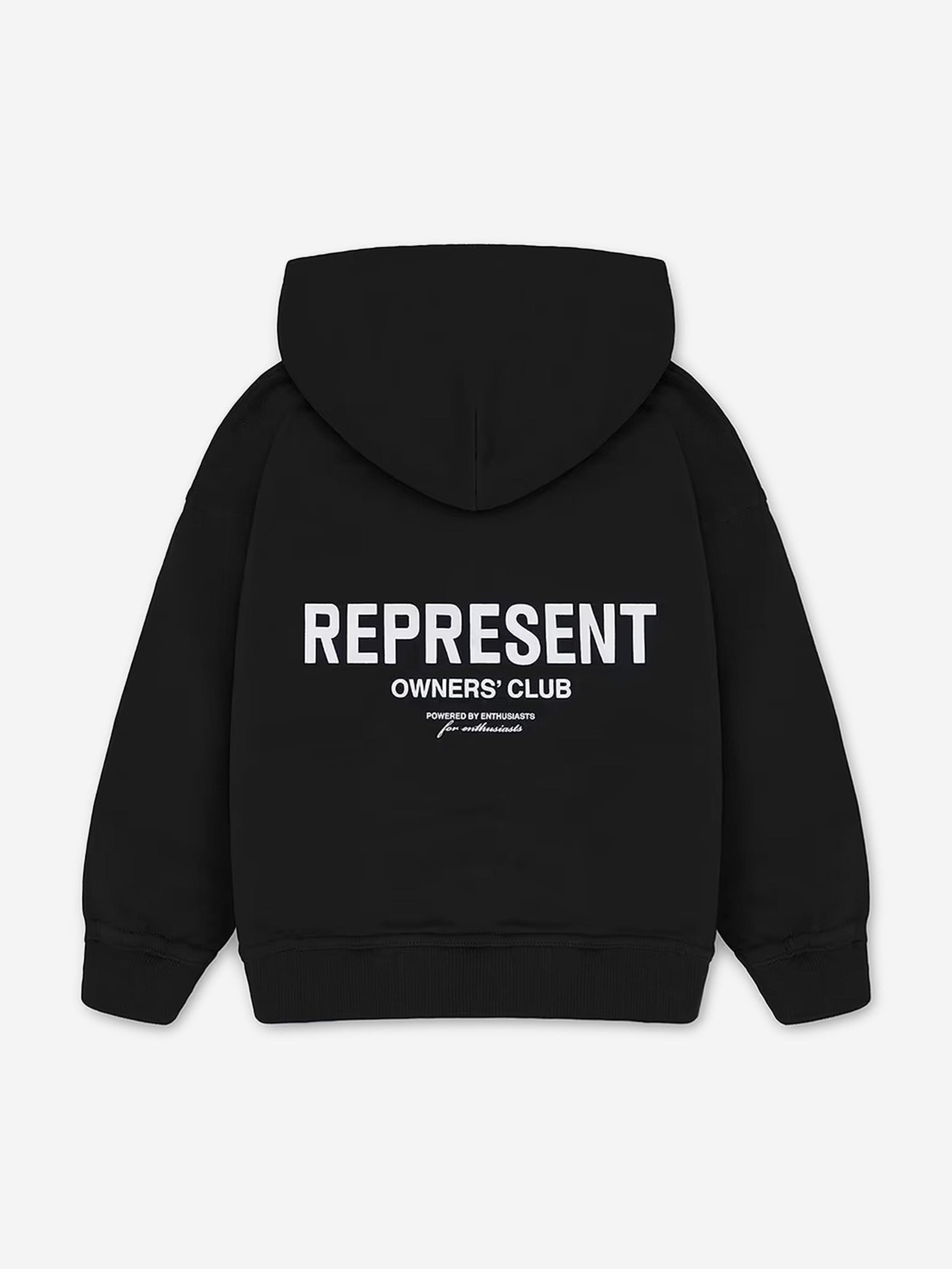REPRESENT Kids Mini Owners Club Hoodie in Black Childsplay Clothing