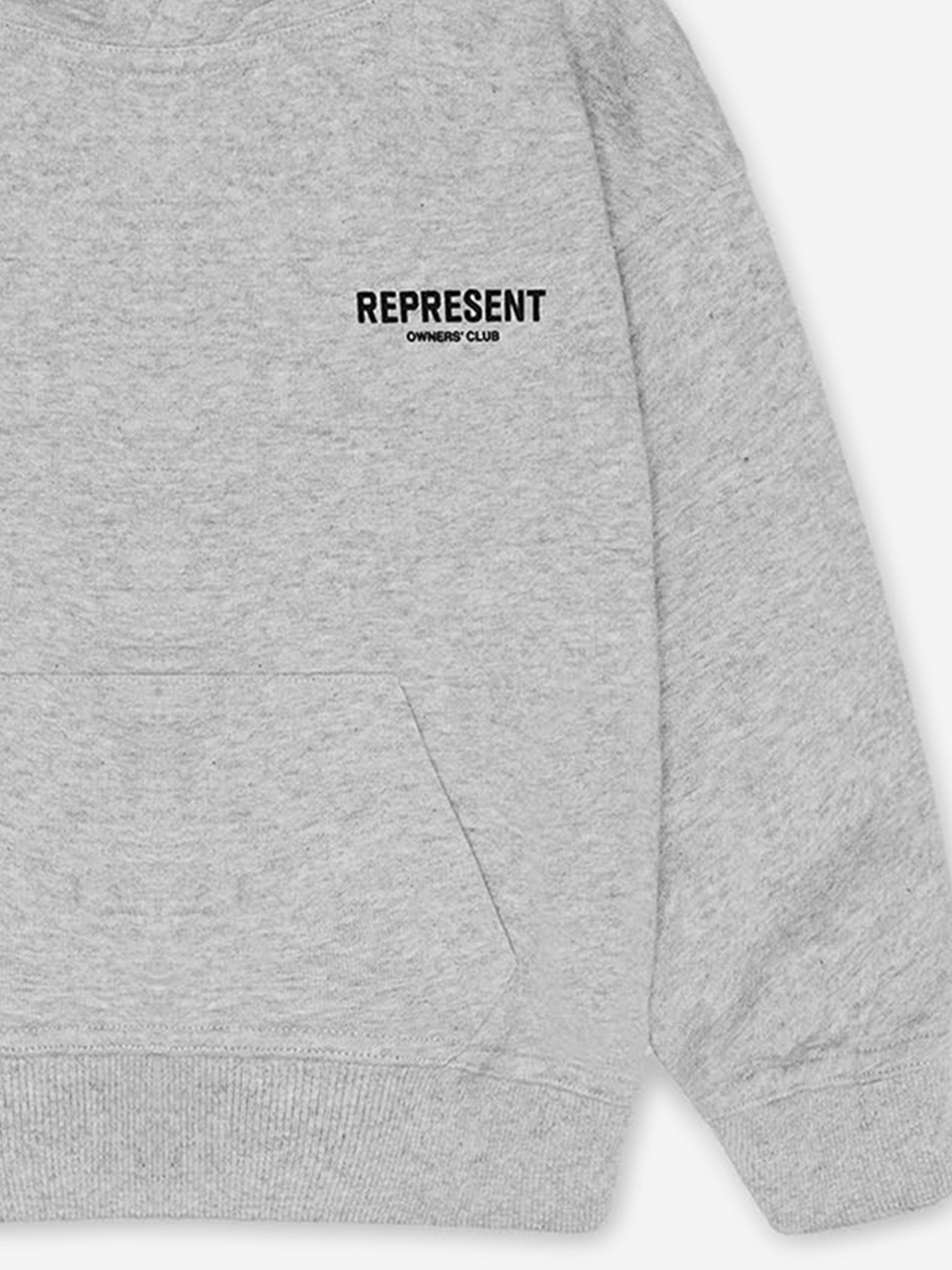 REPRESENT Kids Mini Owners Club Hoodie in Grey Childsplay Clothing