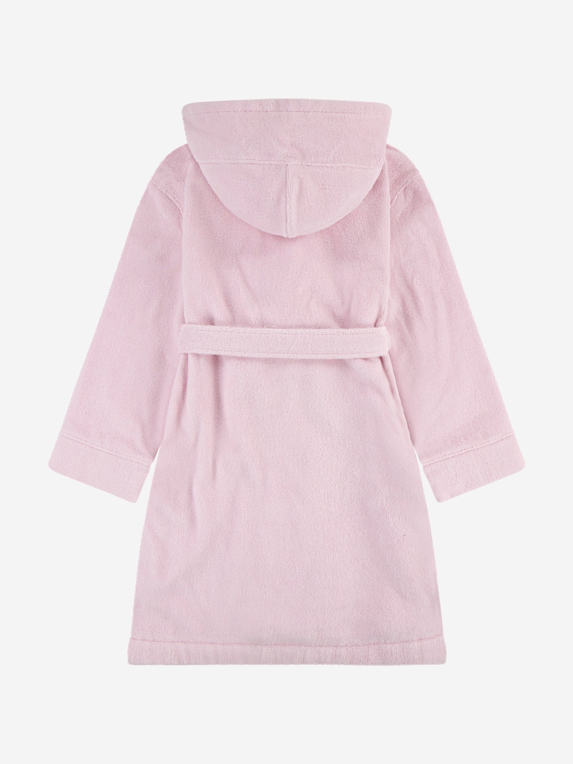 Ralph Lauren Girls Hooded Plush Terry Bathrobe in Pink Childsplay Clothing
