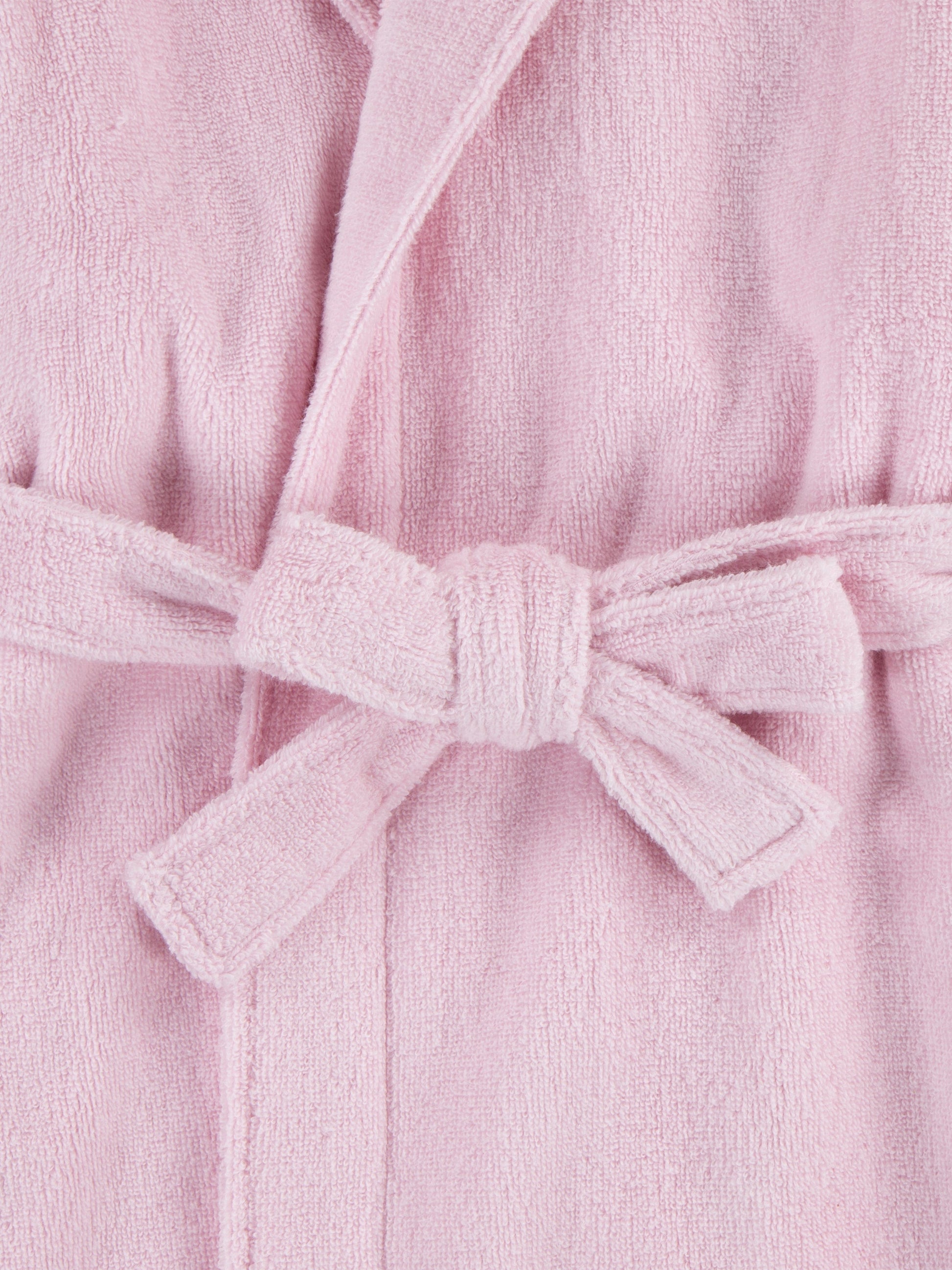 Ralph Lauren Girls Hooded Plush Terry Bathrobe in Pink Childsplay Clothing