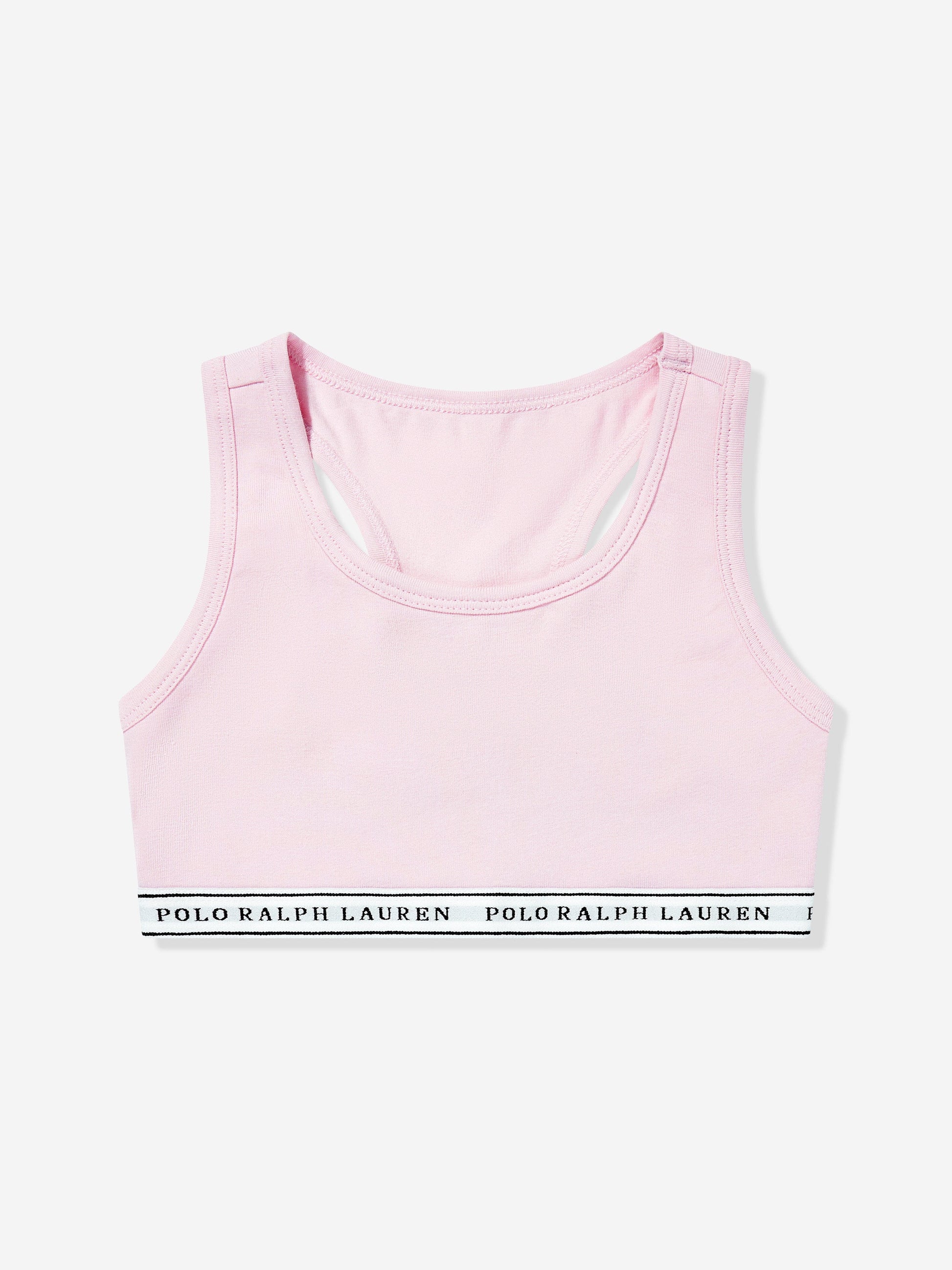 Ralph Lauren Girls 2 Pack Printed Bra Set in White Childsplay Clothing