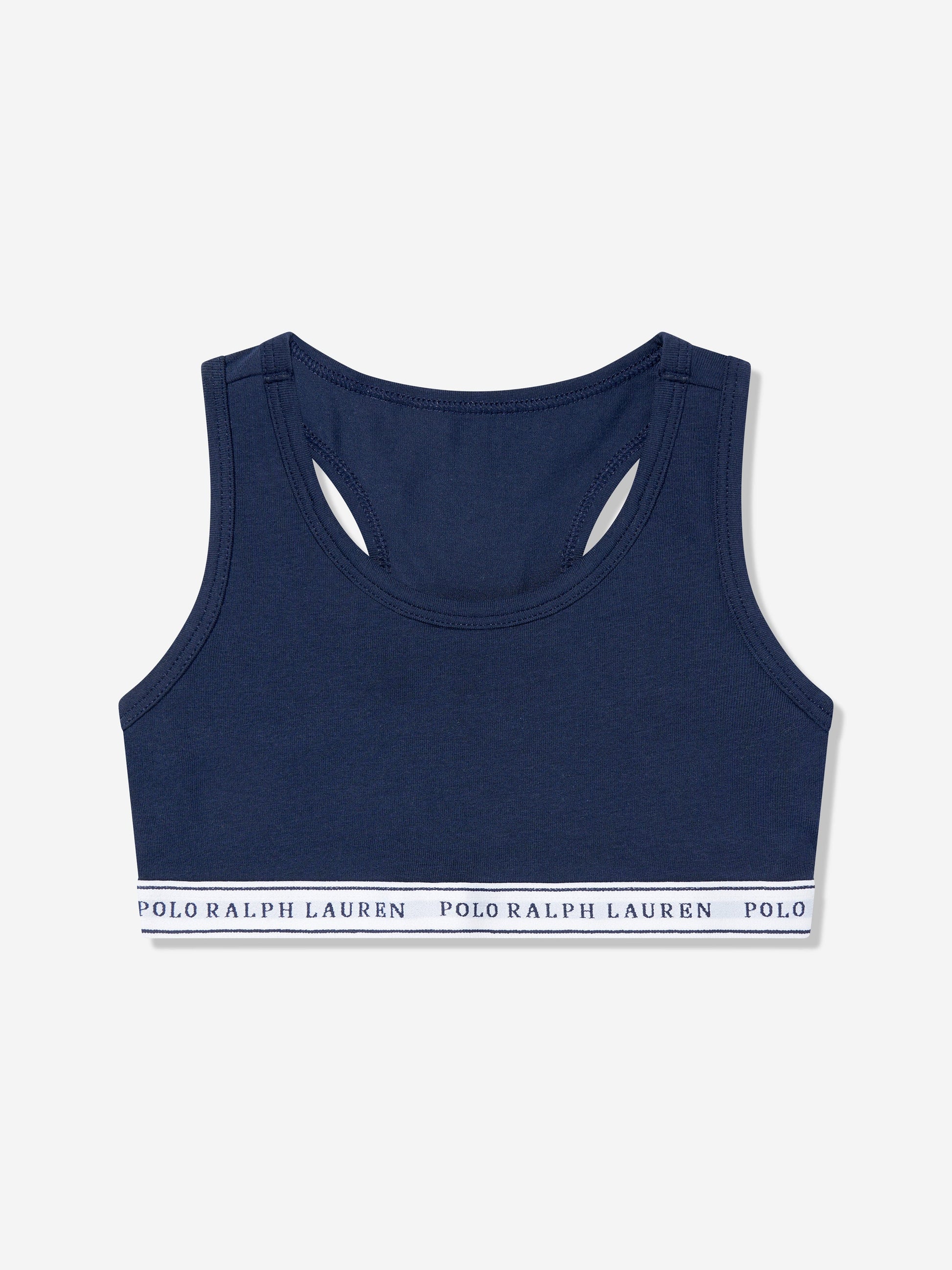Ralph Lauren Girls 2 Pack Printed Bra Set in Navy Childsplay Clothing