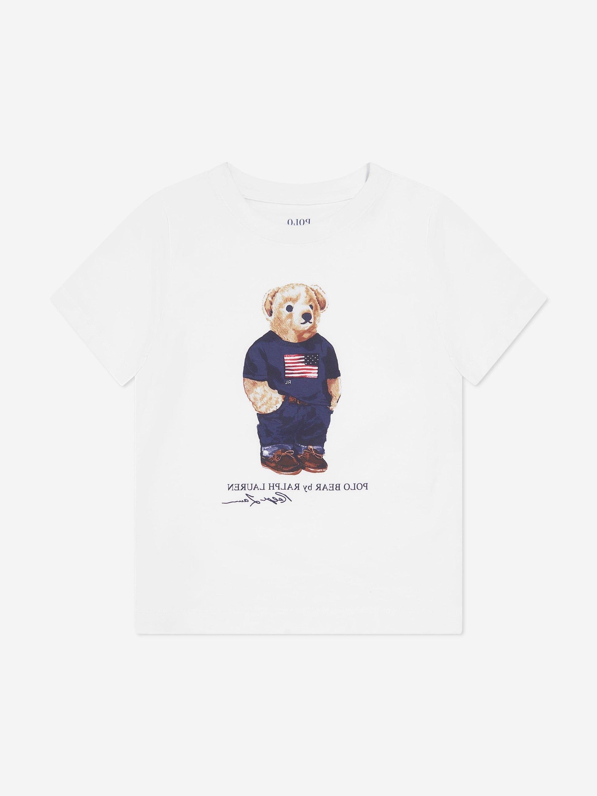 Ralph Lauren Boys T-Shirt And Shorts Pyjama Set in Multicolour Childsplay Clothing