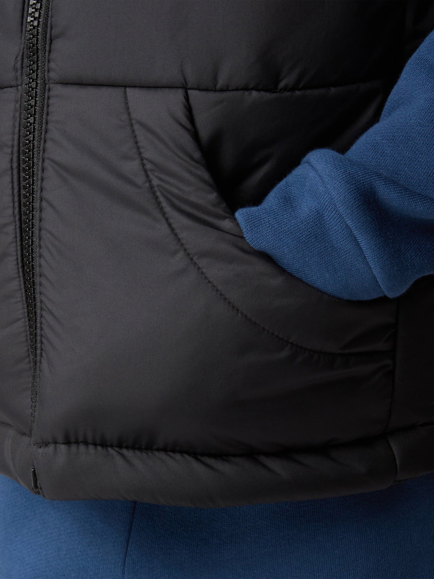 The North Face Kids Hooded Gilet in Black Childsplay Clothing