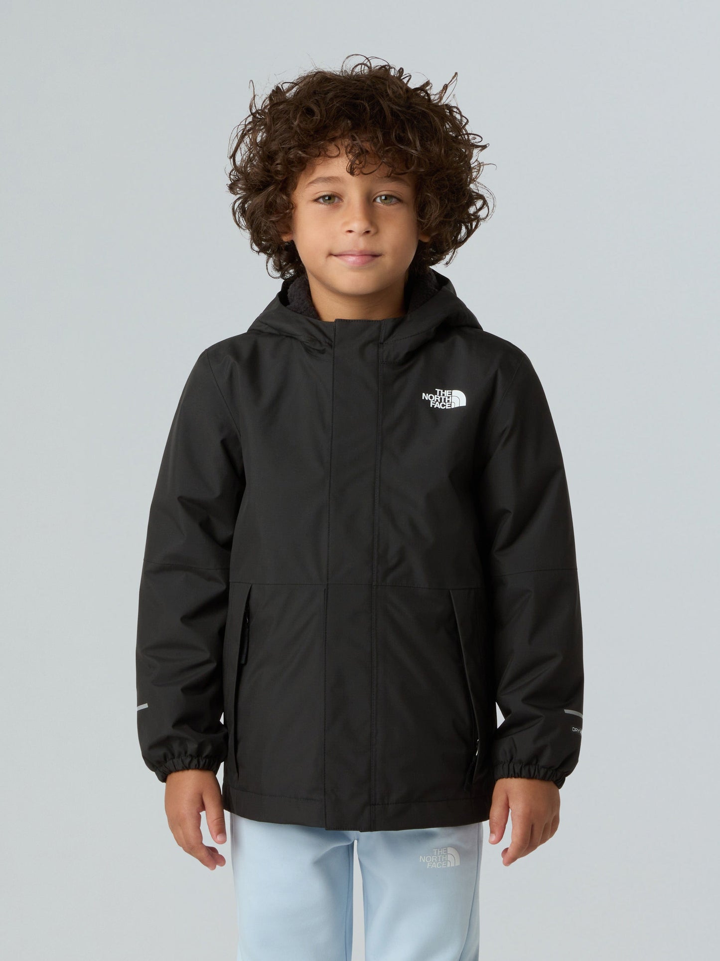 The North Face Kids Warm Antora Rain Jacket in Black Childsplay Clothing