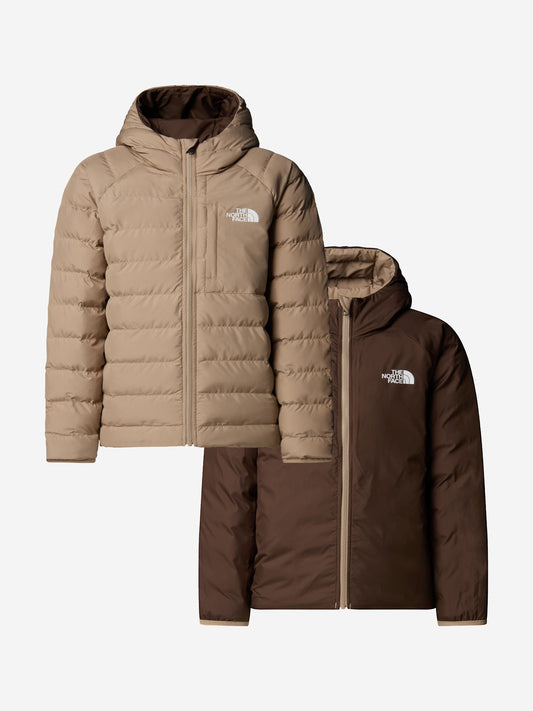 The North Face Boys Reversible Perrito Hooded Jacket in Beige Childsplay Clothing