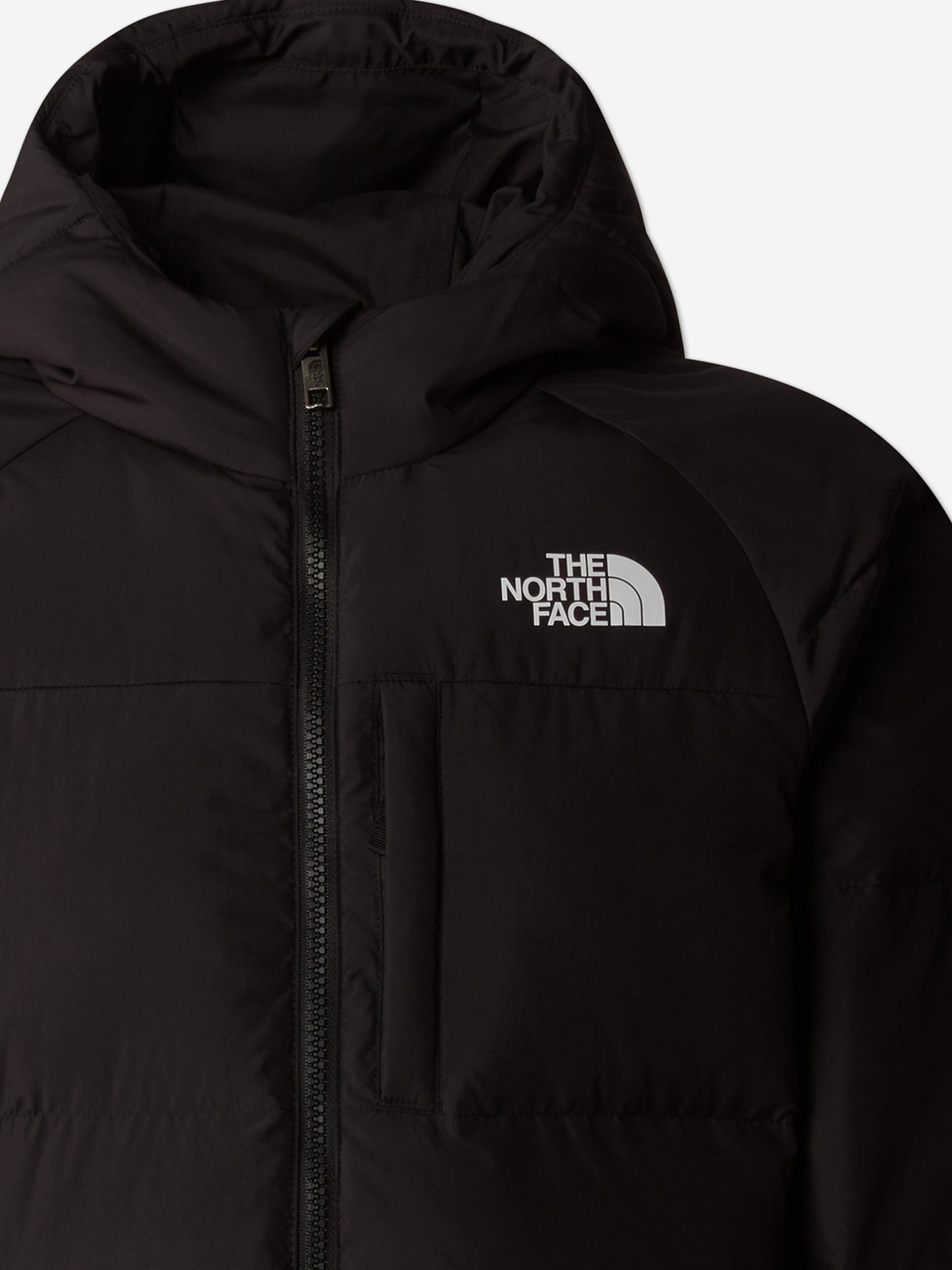 The North Face Boys North Down Hooded Jacket in Black Childsplay Clothing