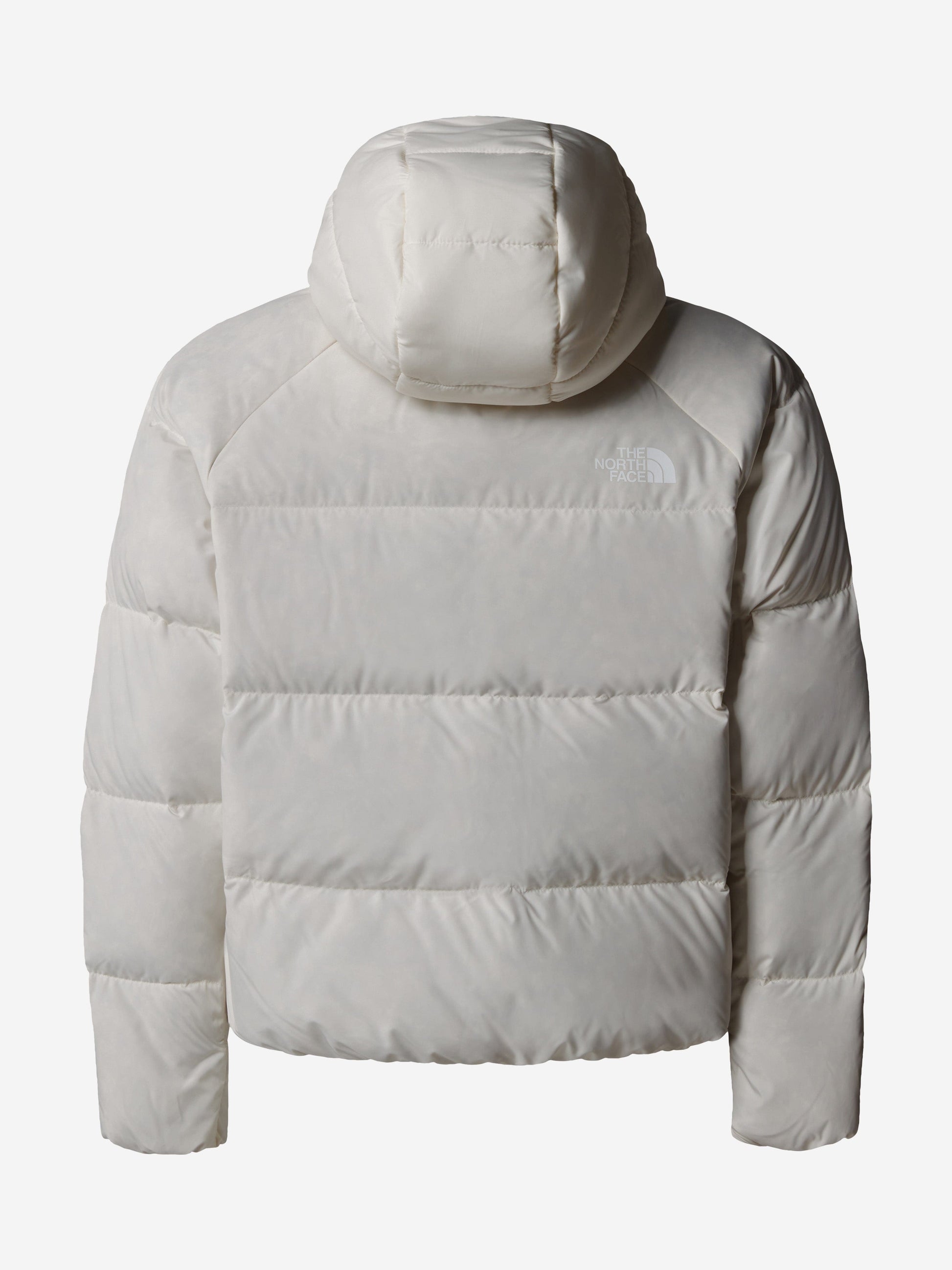 The North Face Girls North Down Hooded Jacket in White Childsplay Clothing