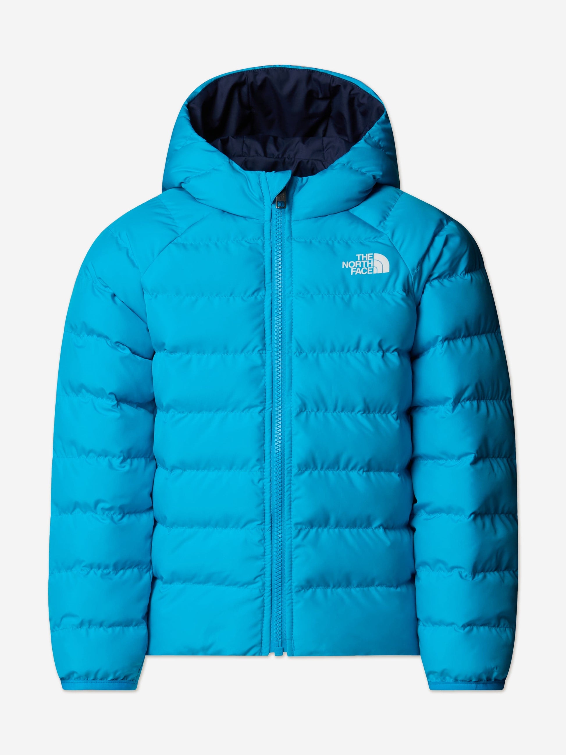 The North Face Kids Reversible Perrito Hooded Jacket in Blue Childsplay Clothing