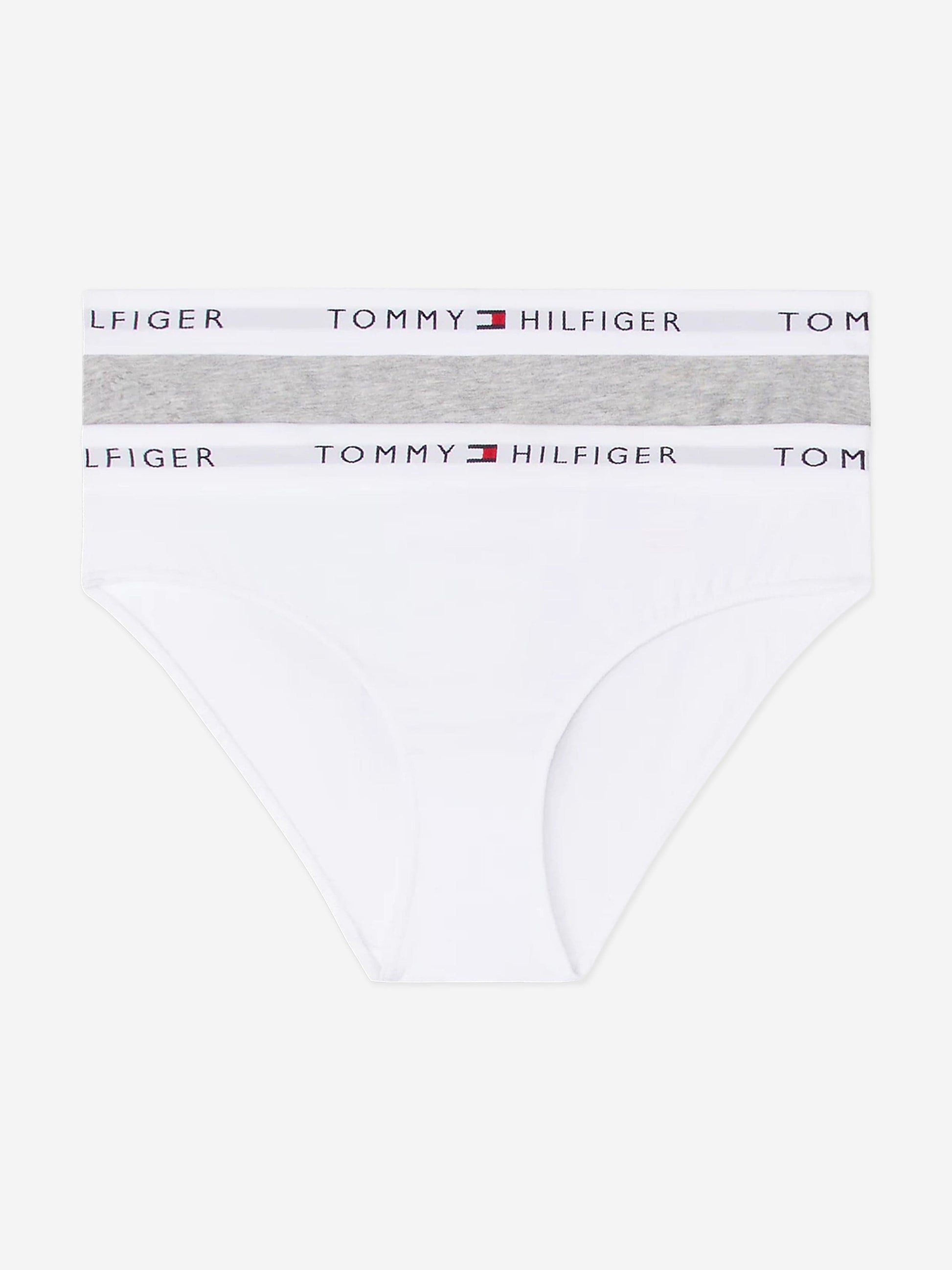 Tommy Hilfiger Girls 2 Pack Bikini Knickers Set in Multicolour Childsplay Clothing