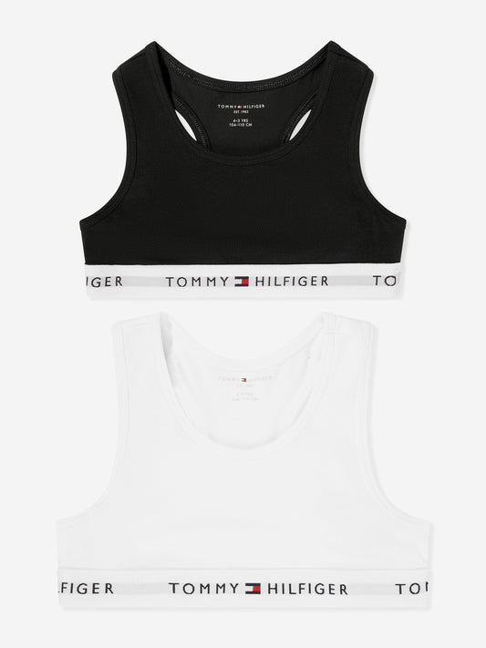 Tommy Hilfiger Girls 2 Pack Bralette Set in Multicolour Childsplay Clothing