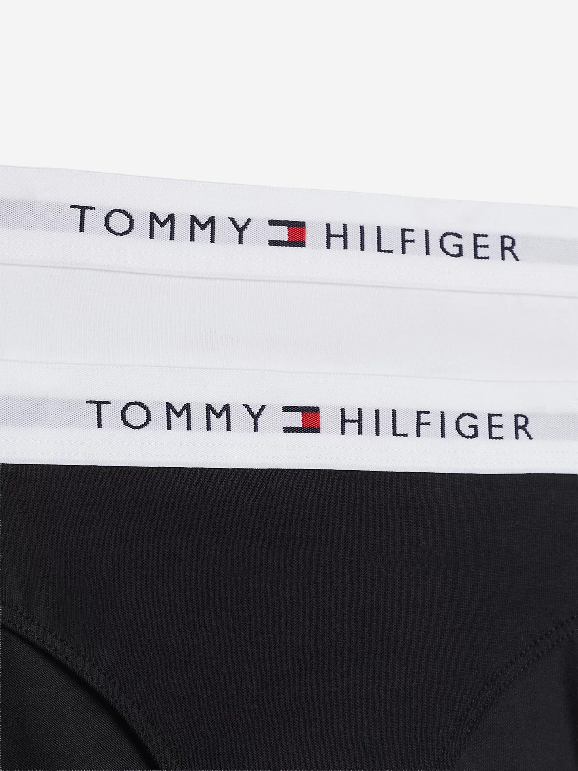 Tommy Hilfiger Girls 2 Pack Bikini Knickers Set in Black Childsplay Clothing