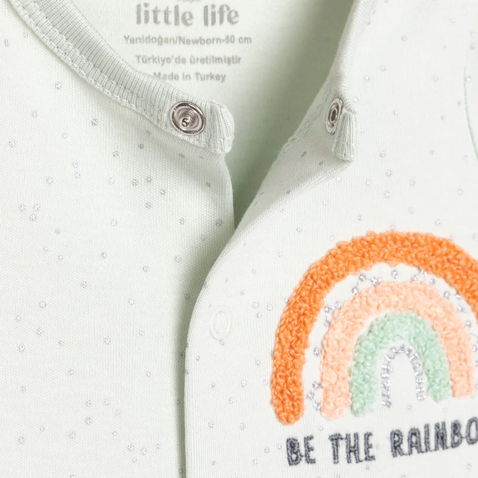 Little Life Newborn Girl Footed Jumpsuit - Multicolour ebebek