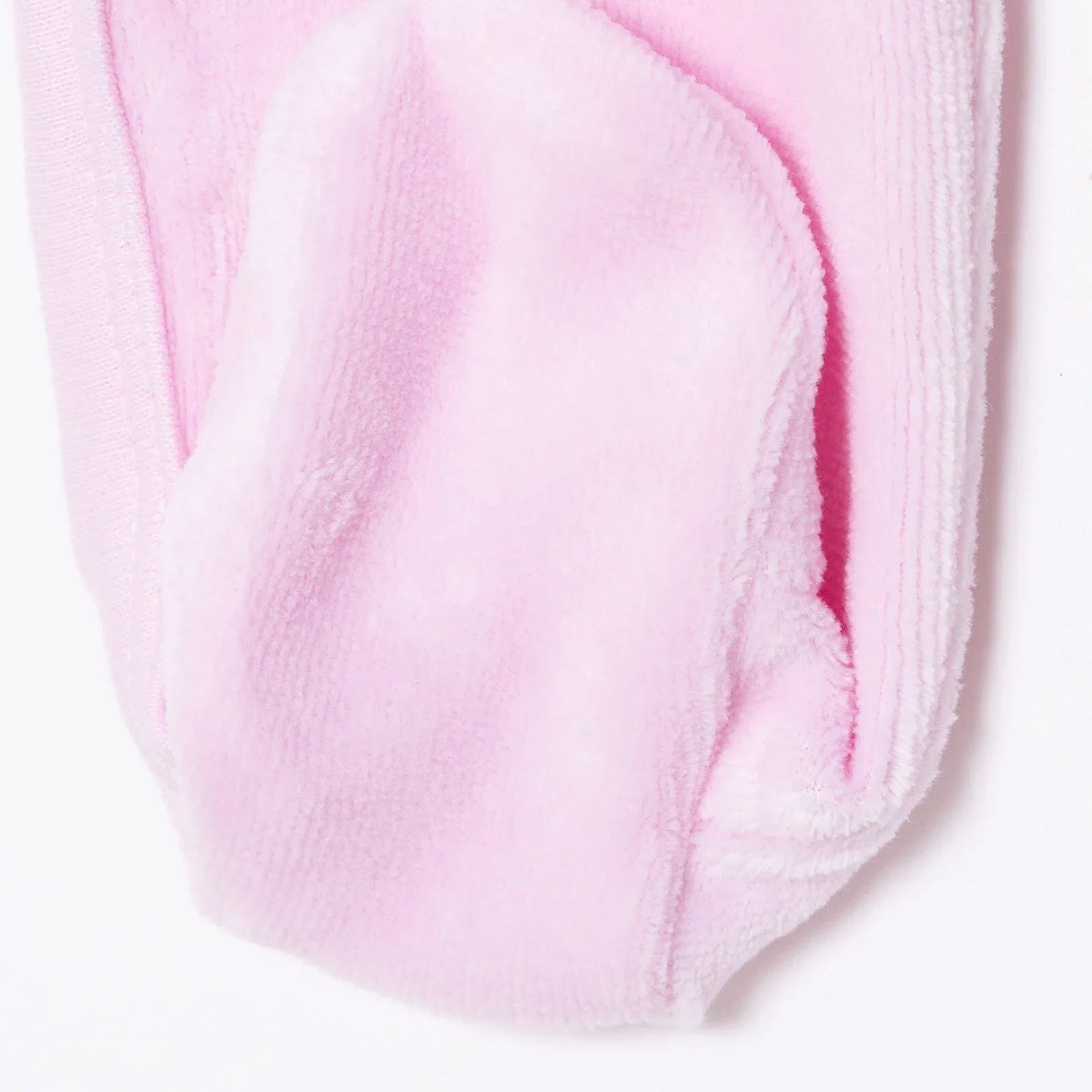 HelloBaby Newborn Velvet Footed Jumpsuit - Pink ebebek