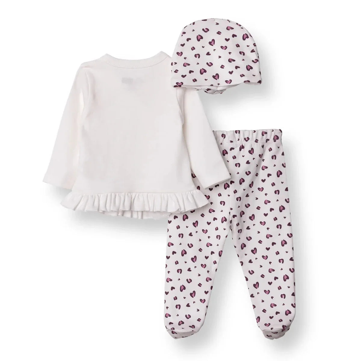 HelloBaby Newborn Body-Hat-Footed Bottom - Ecru ebebek
