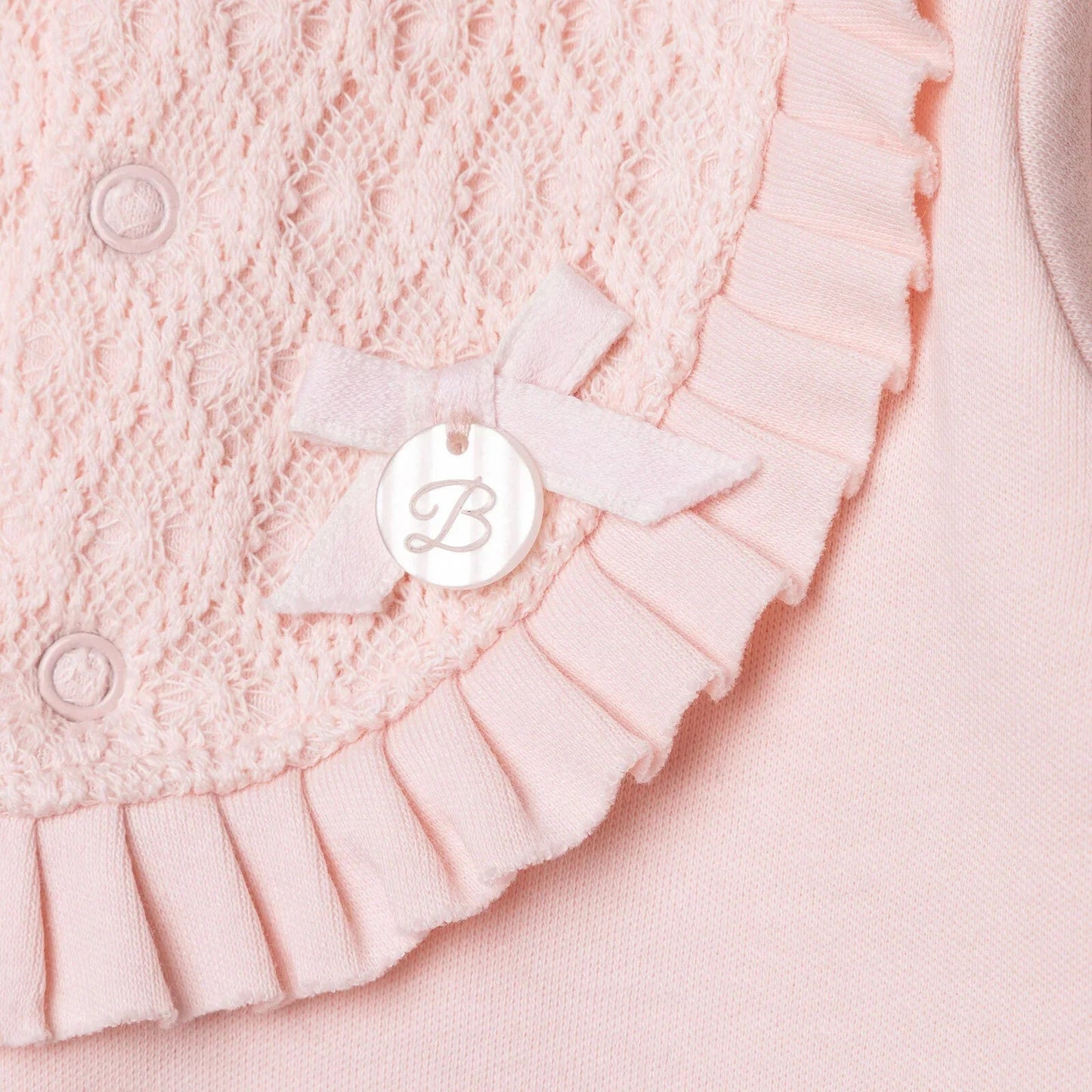 Bebetto Newborn Footed Jumpsuit - Pink ebebek