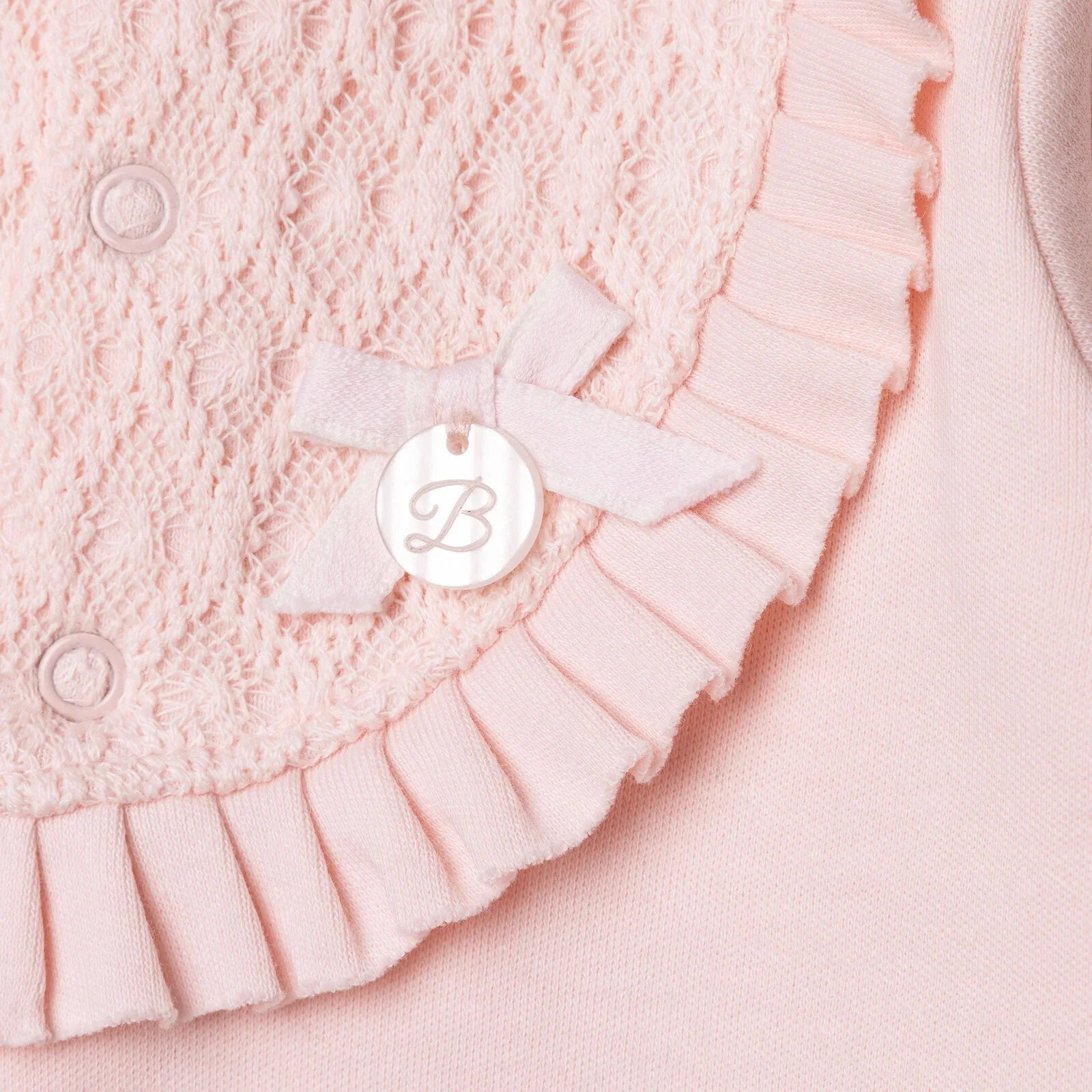Bebetto Newborn Footed Jumpsuit - Pink ebebek