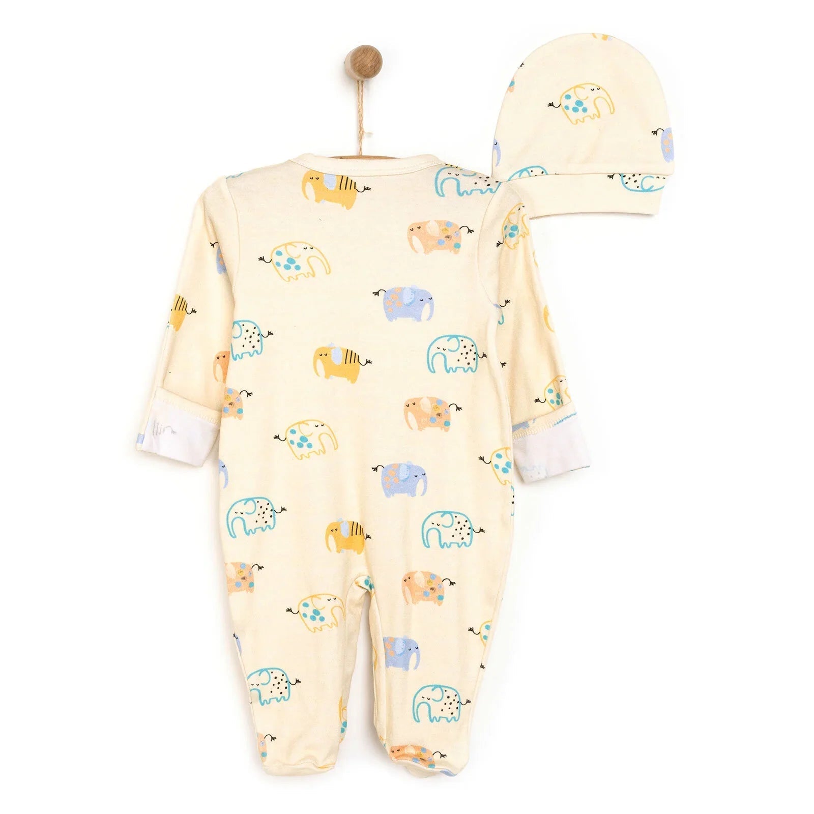 HelloBaby Newborn Boy Jumpsuit-Hat ebebek