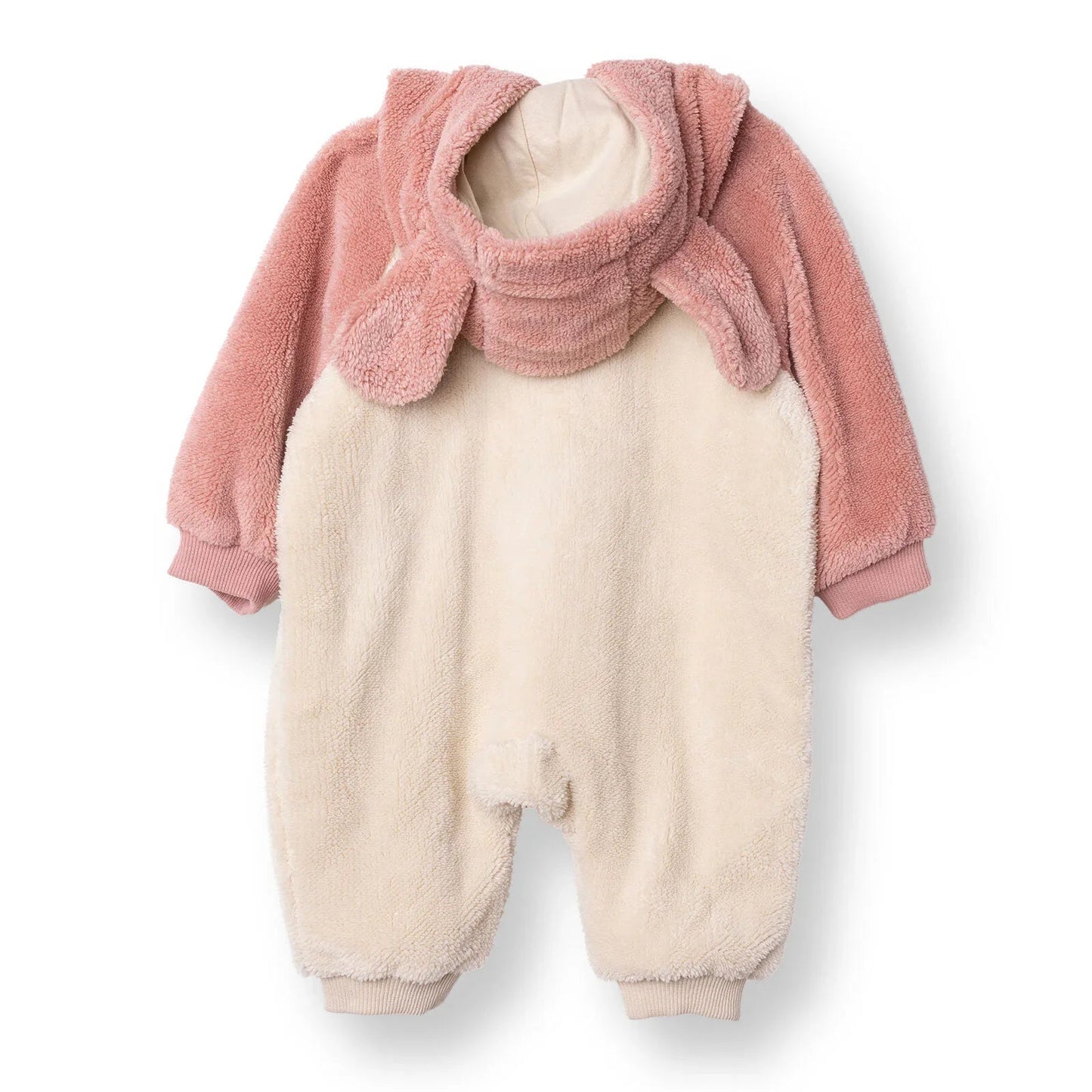 Midimod Newborn Welsoft Footless Jumpsuit - Ecru ebebek